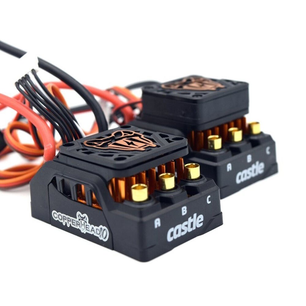 Castle Creations COPPERHEAD 10 Sensored ESC & 1415-2400Kv Motor Combo