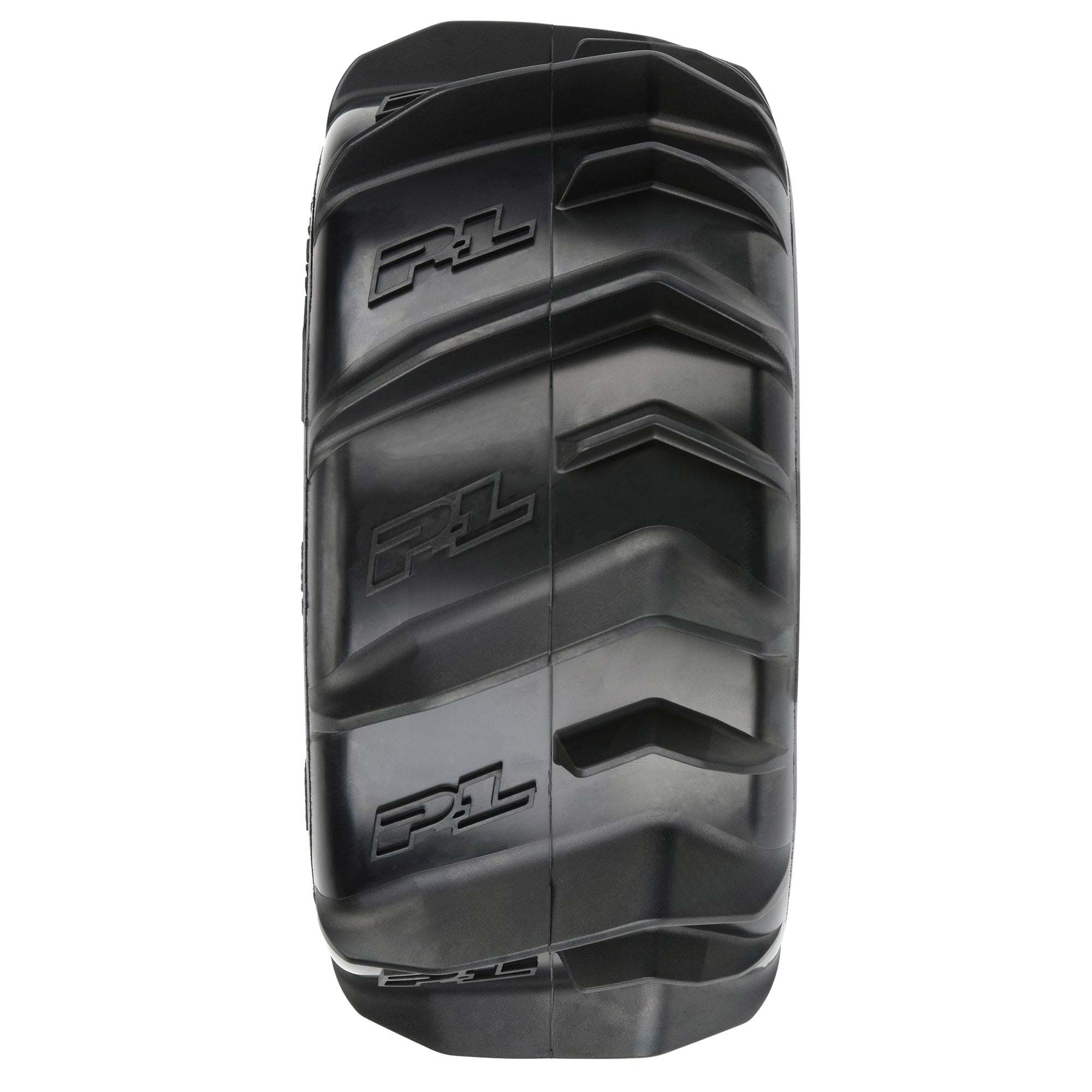 Pro-Line Racing 1/8 Dumont F/R 3.8" MT Tires Mounted 17mm Black Raid (2)