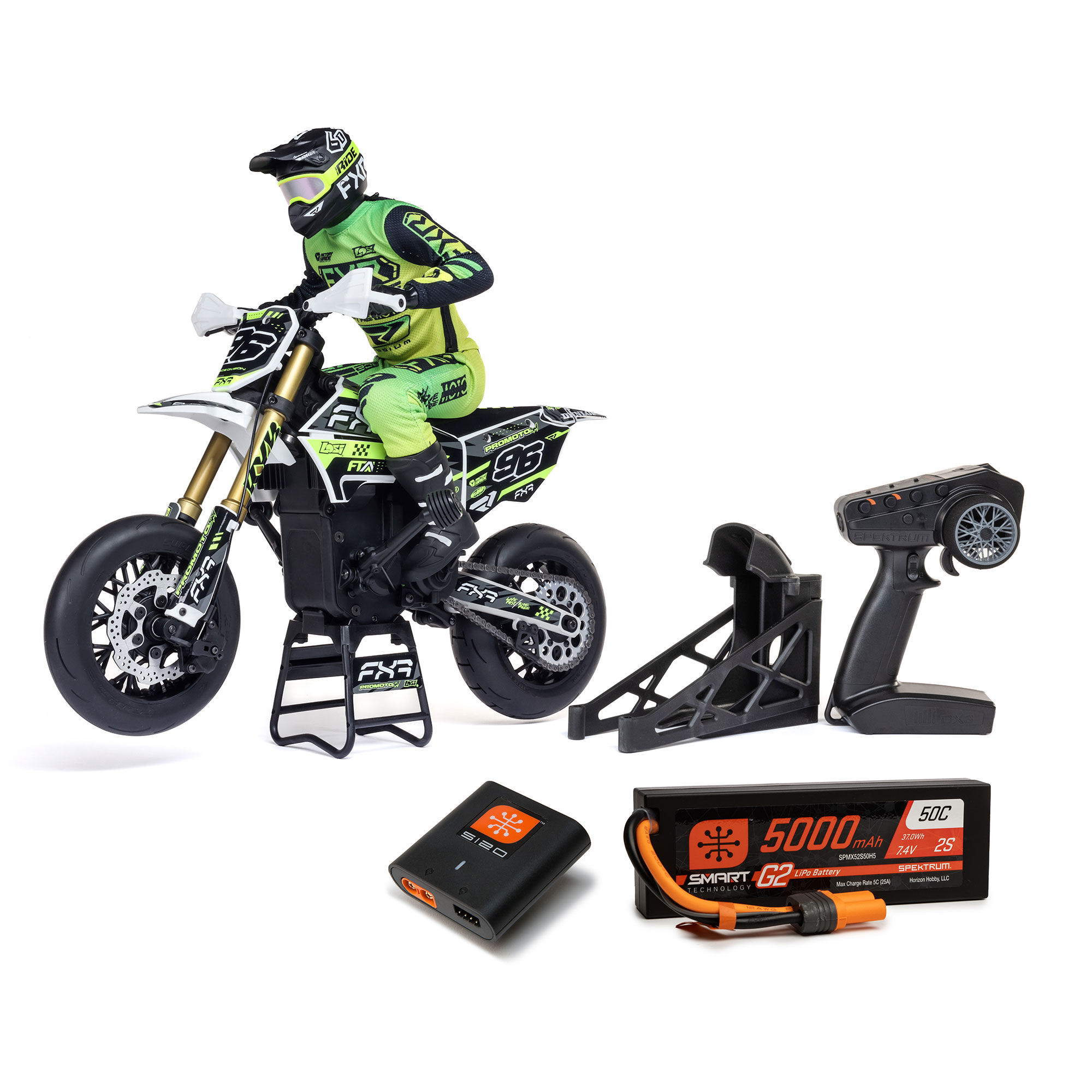 Losi 1/4 Promoto-SM FXR Supermoto Motorcycle RTR (Battery and Charger Included)