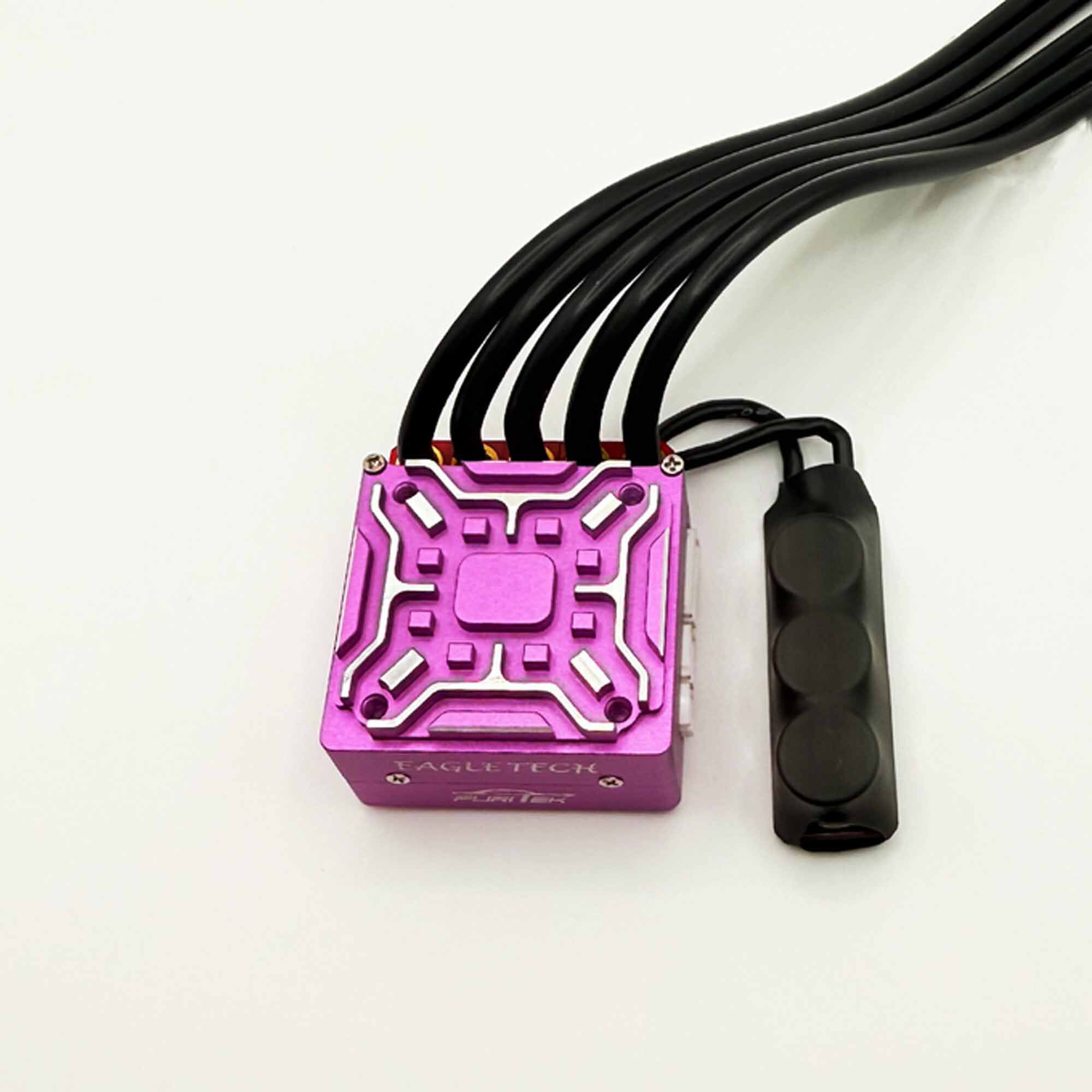 Furitek Furitek EagleTech 160A 1/10 Sensored Brushless ESC w/ Fan – For Drift & Racing – Purple Edition