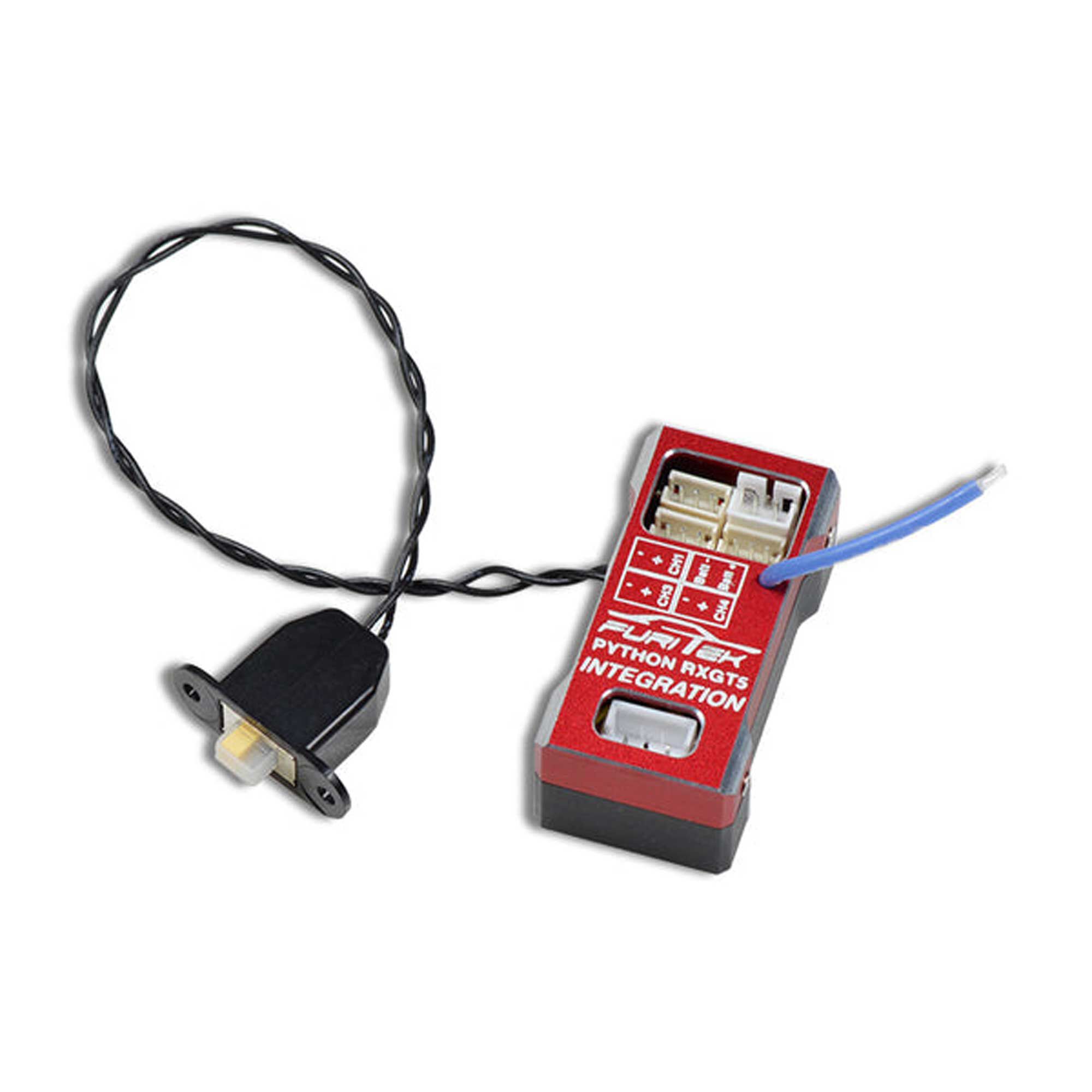 Furitek Python RXGT5 Brushless ESC & Motor Combo with Flysky FS-GT5 Integration: SCX24