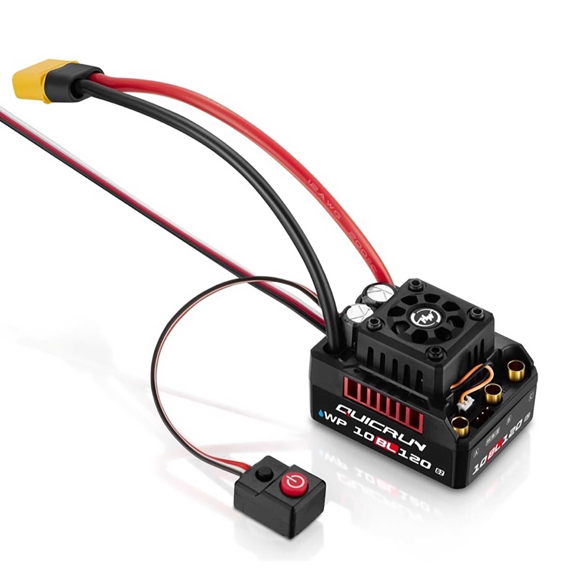 HOBBYWING QUICRUN Waterproof 10BL120 G2 Sensorless Brushless ESC: 2S-4S