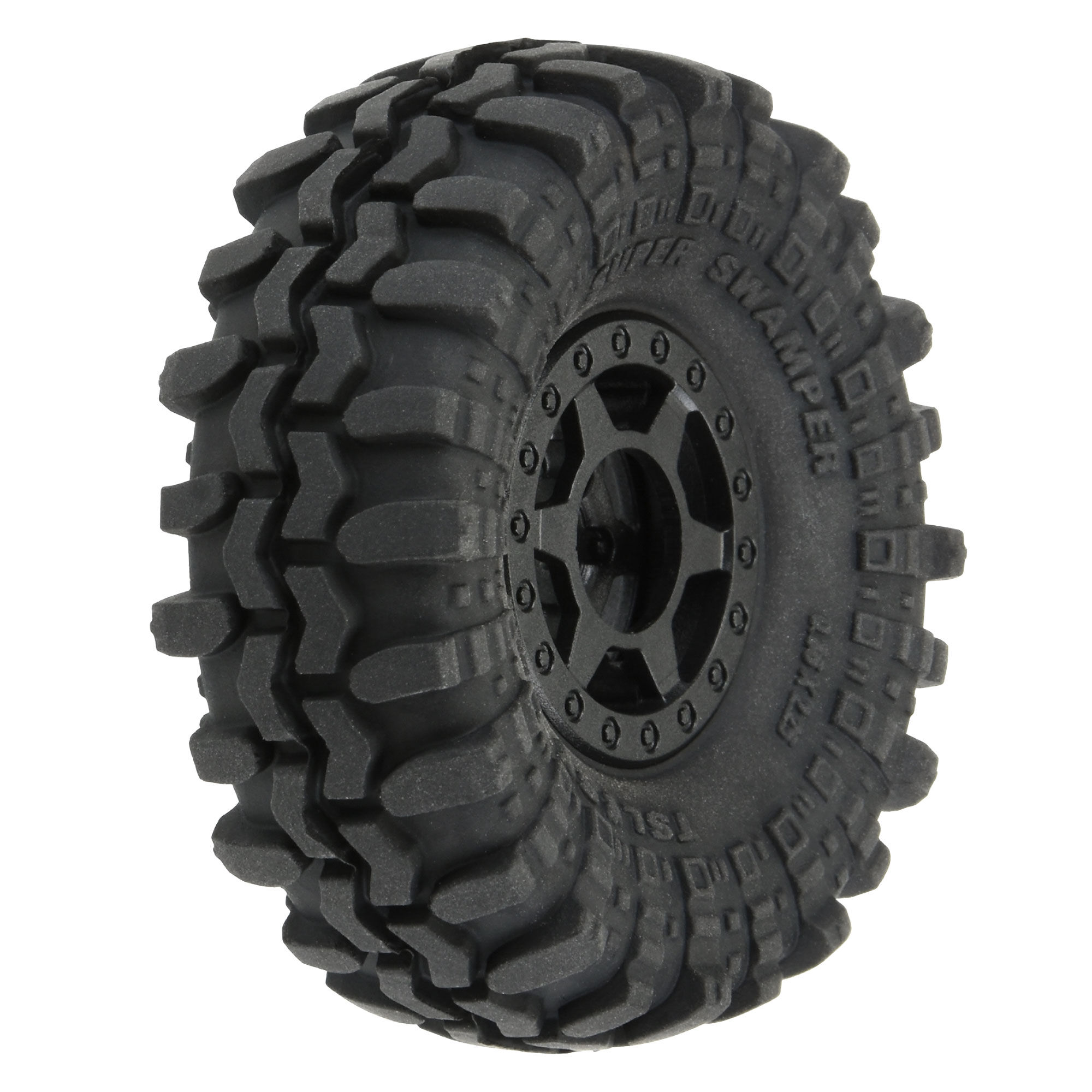Pro-Line Racing 1/24 Interco Super Swamper F/R 1.0" Tires MTD 7mm Black Holcomb (4)