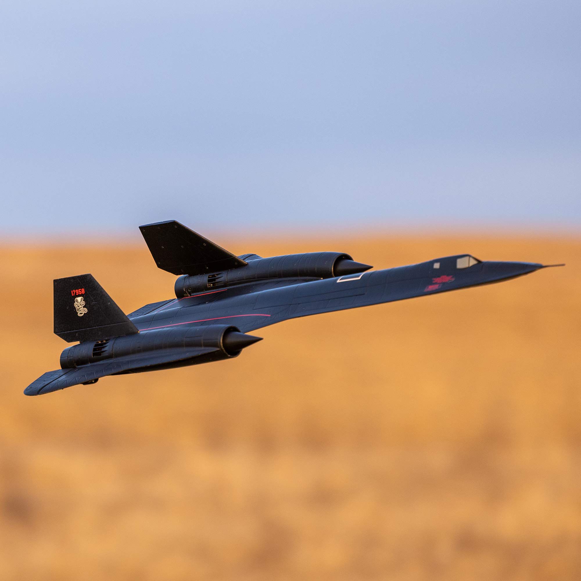E-flite SR-71 Blackbird Twin 40mm EDF BNF Basic with AS3X and SAFE Select