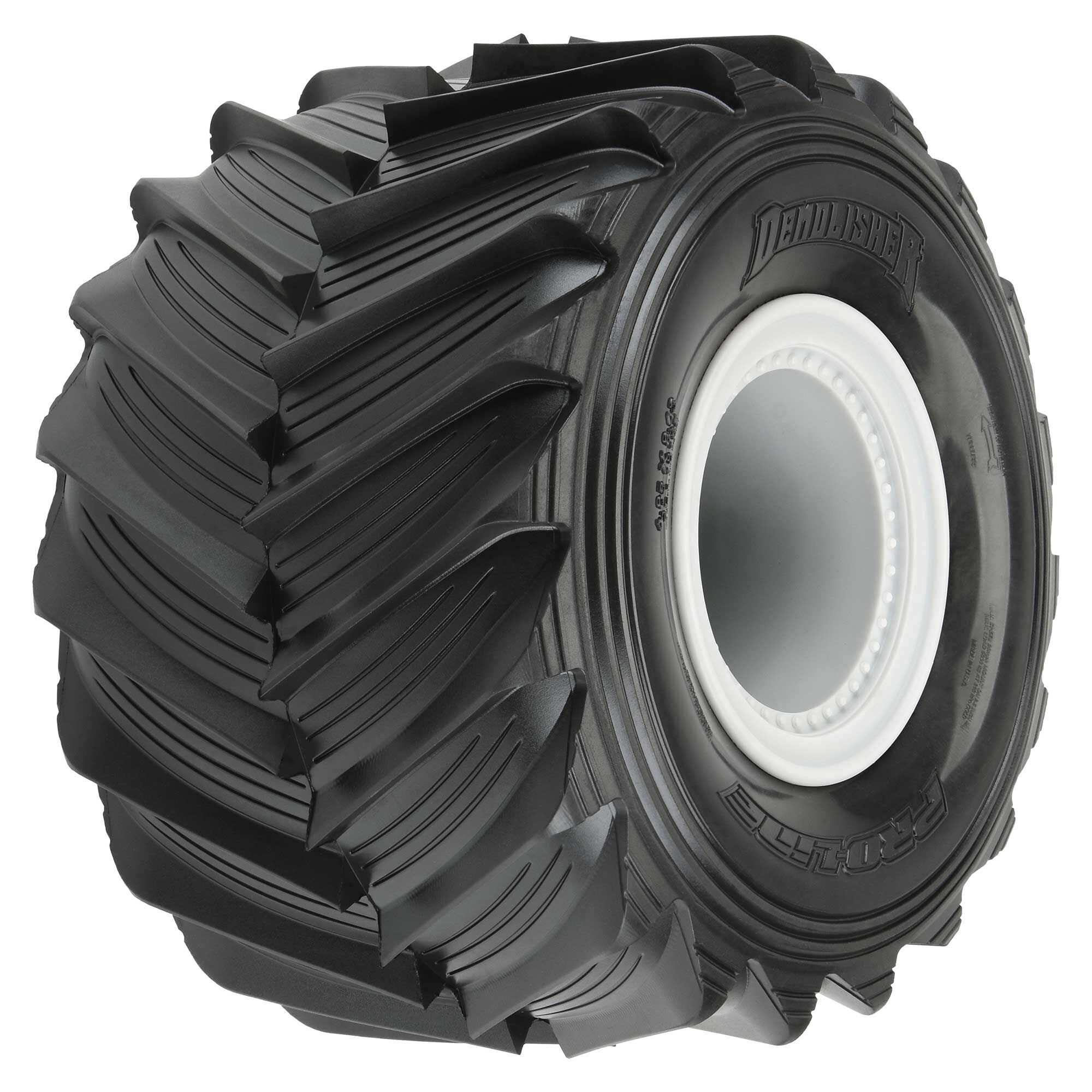 Pro-Line Racing 1/10 Demolisher F/R 2.6"/3.5" MT Tires Mounted 12mm Gray Wheels (2)