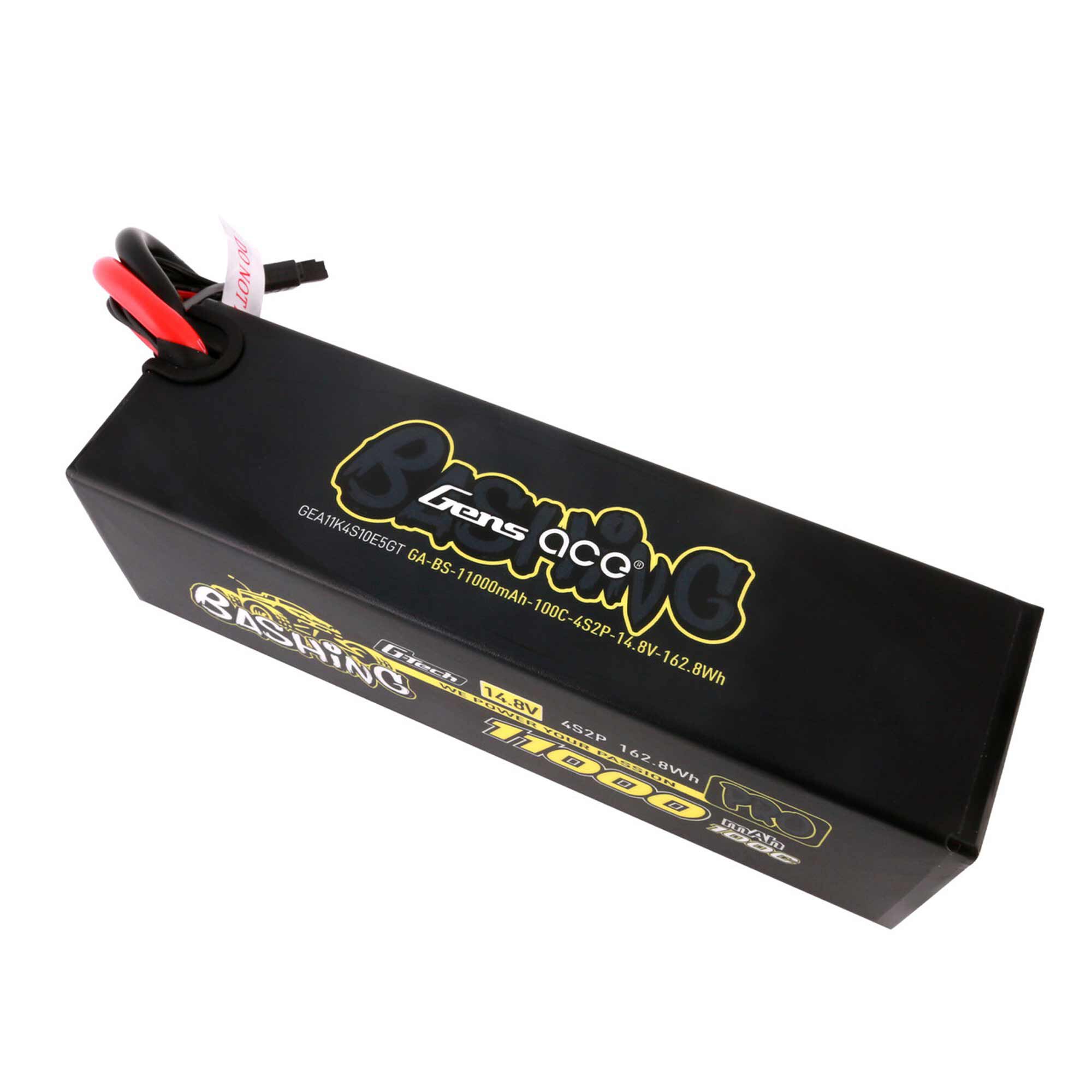 Gens ace 14.8V 11000mAh 4S 100C G-Tech Smart Bashing Pro Hardcase LiHV Battery: EC5