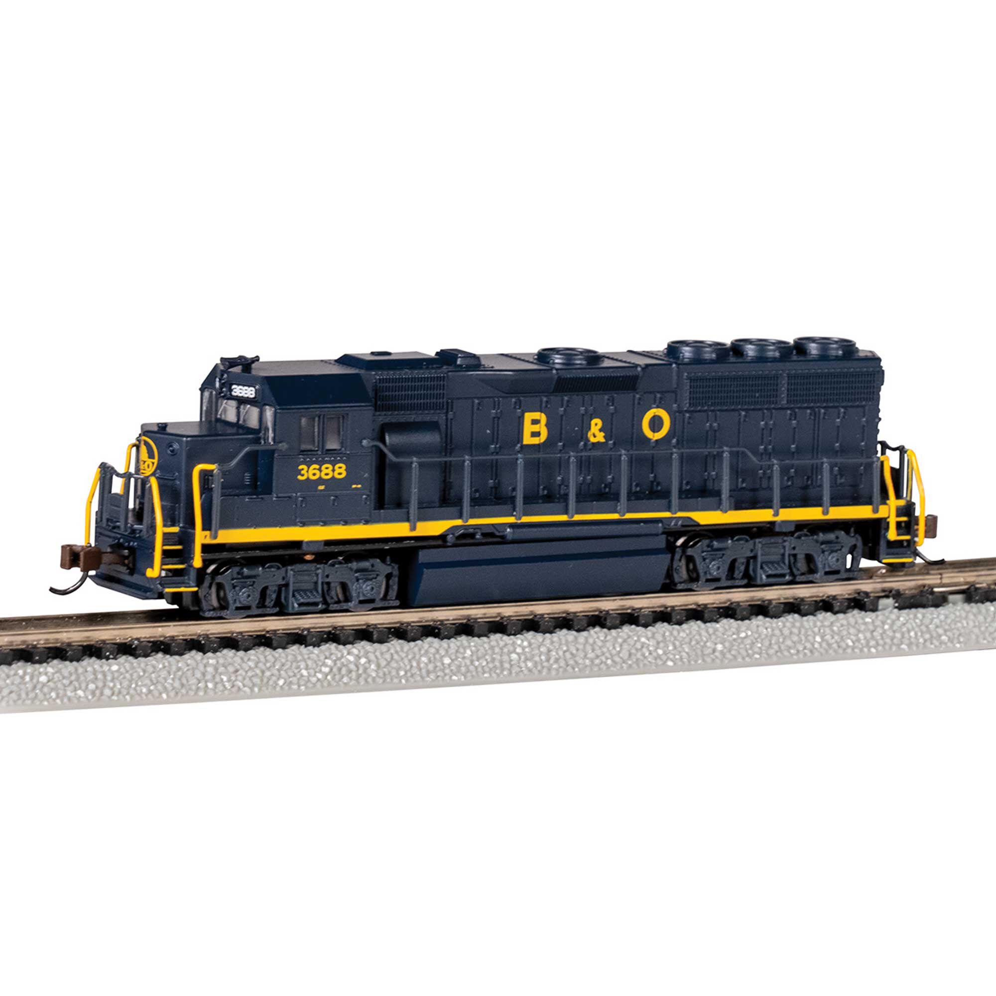 Bachmann Industries EMD GP40 Diesel Locomotive - B&O® #3688 (with dynamic brakes) - N Scale