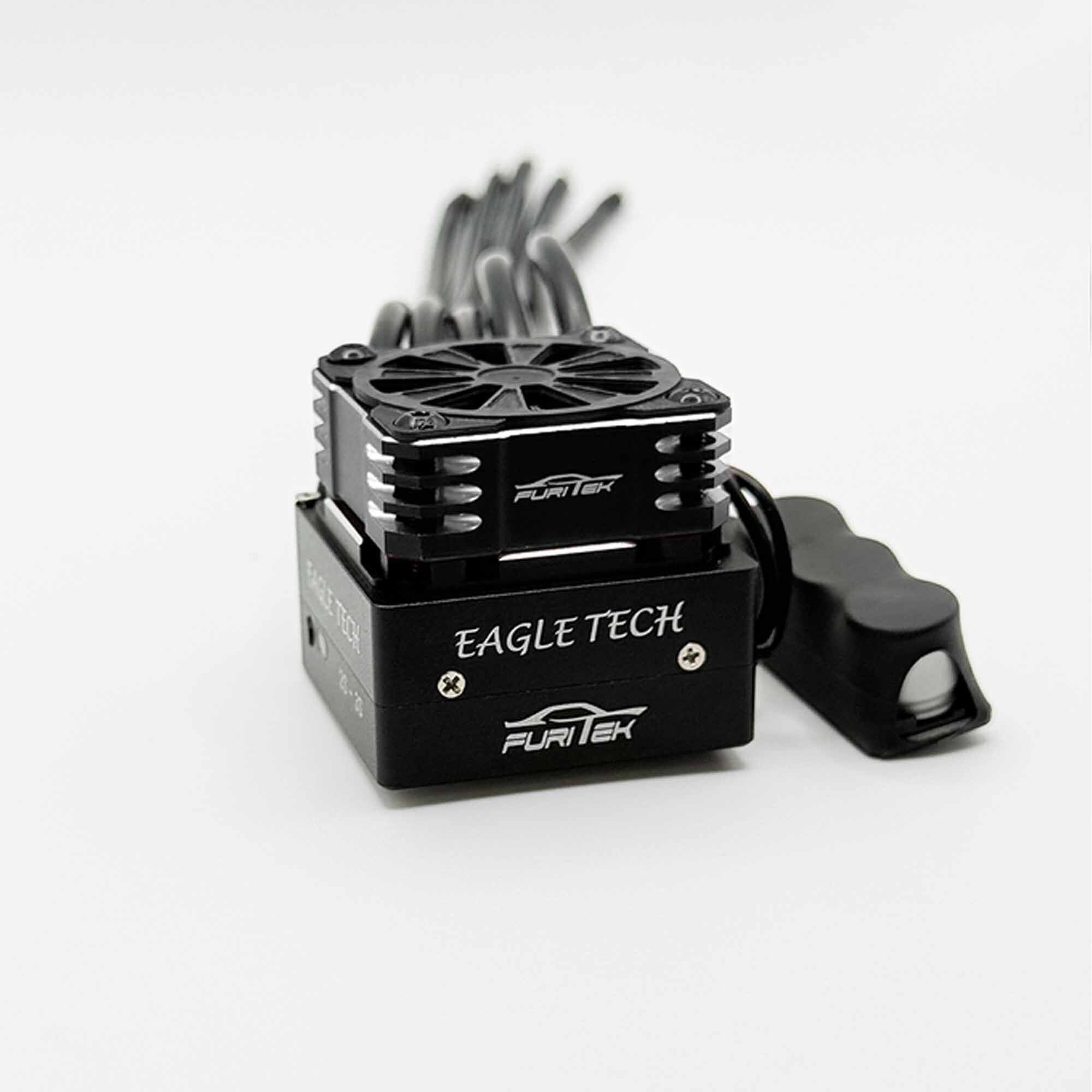Furitek Furitek EagleTech 160A 1/10 Sensored Brushless ESC w/ Fan – For Drift & Racing – Black Edition