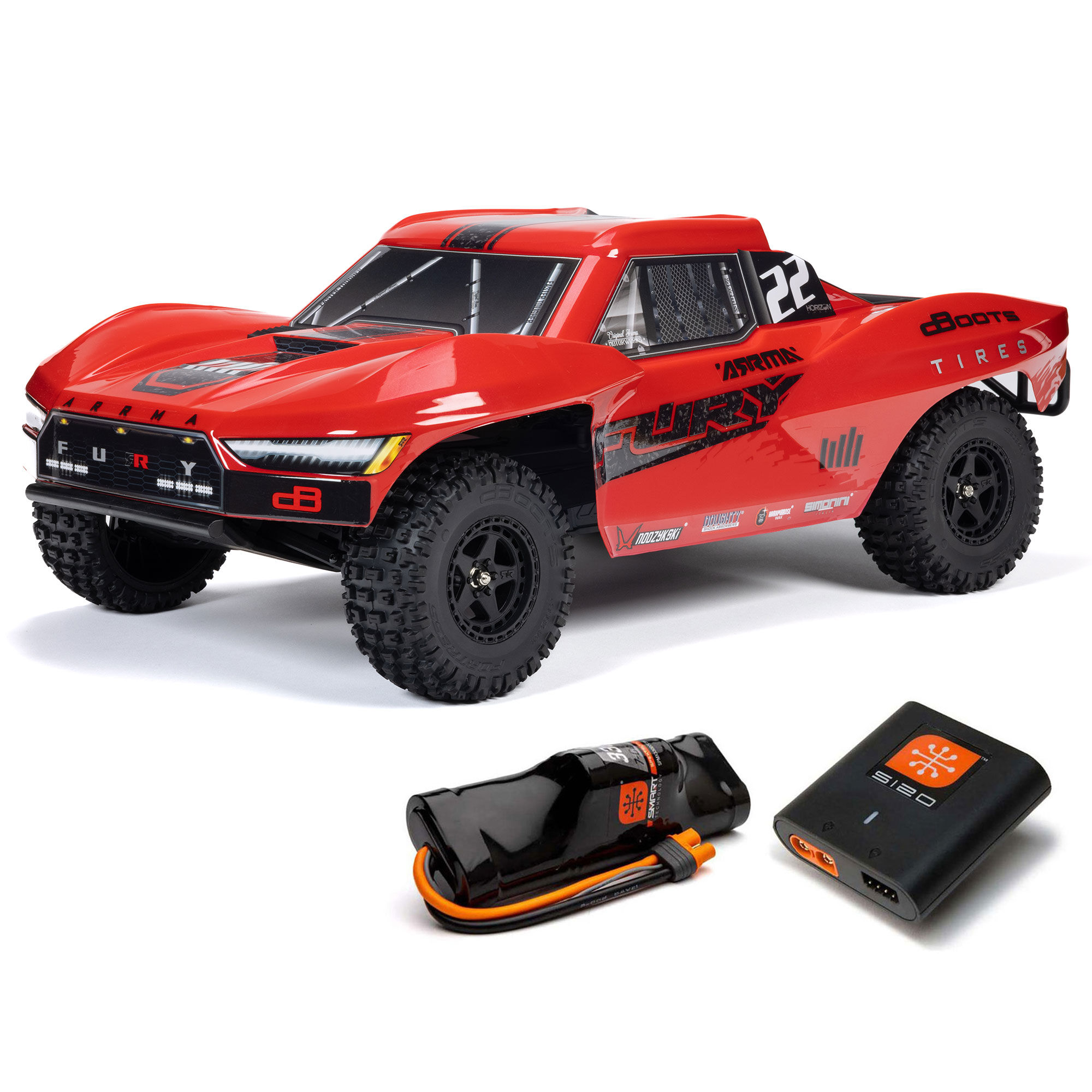 ARRMA 1/10 FURY 2WD RTR Brushed Short Course Truck (Battery & Charger Included)