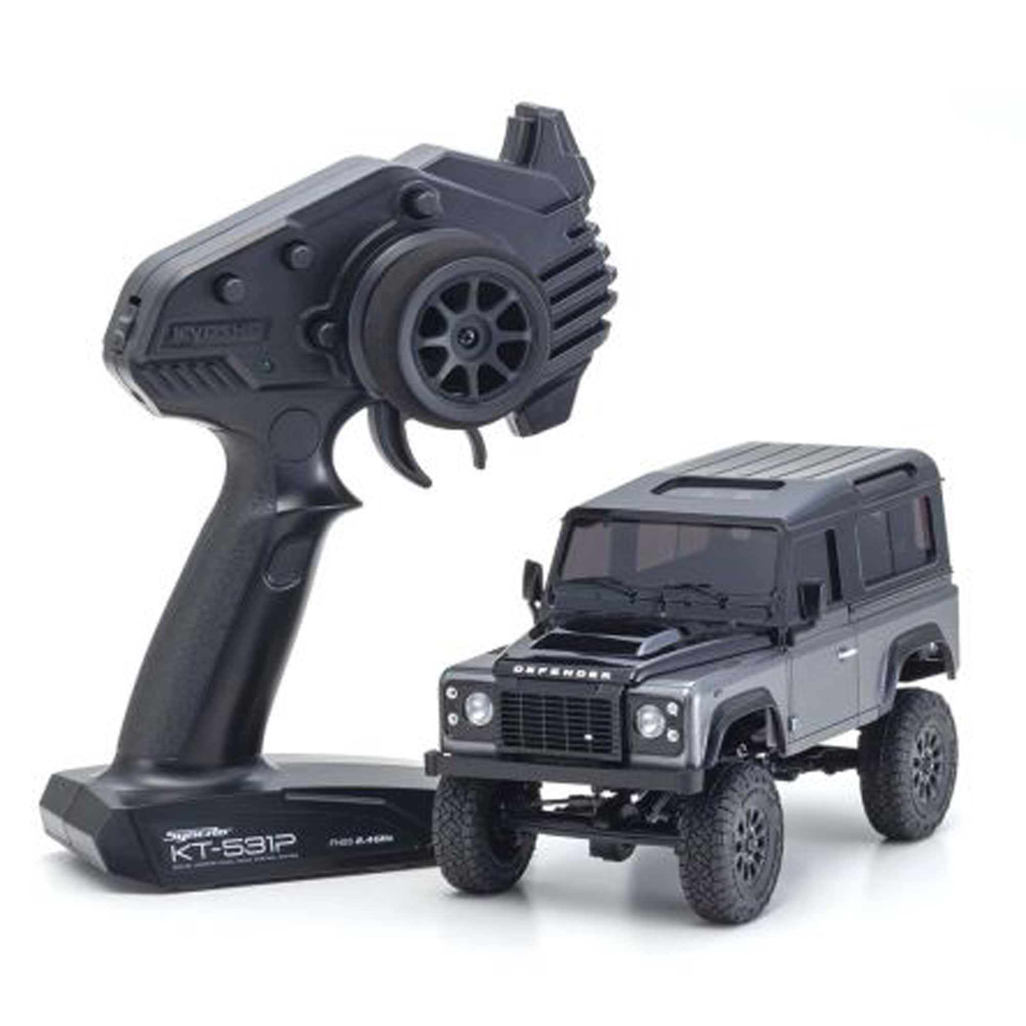 Kyosho 1/28 Land Rover Defender 90 Autobiography MINI-Z 4x4 Crawler RTR