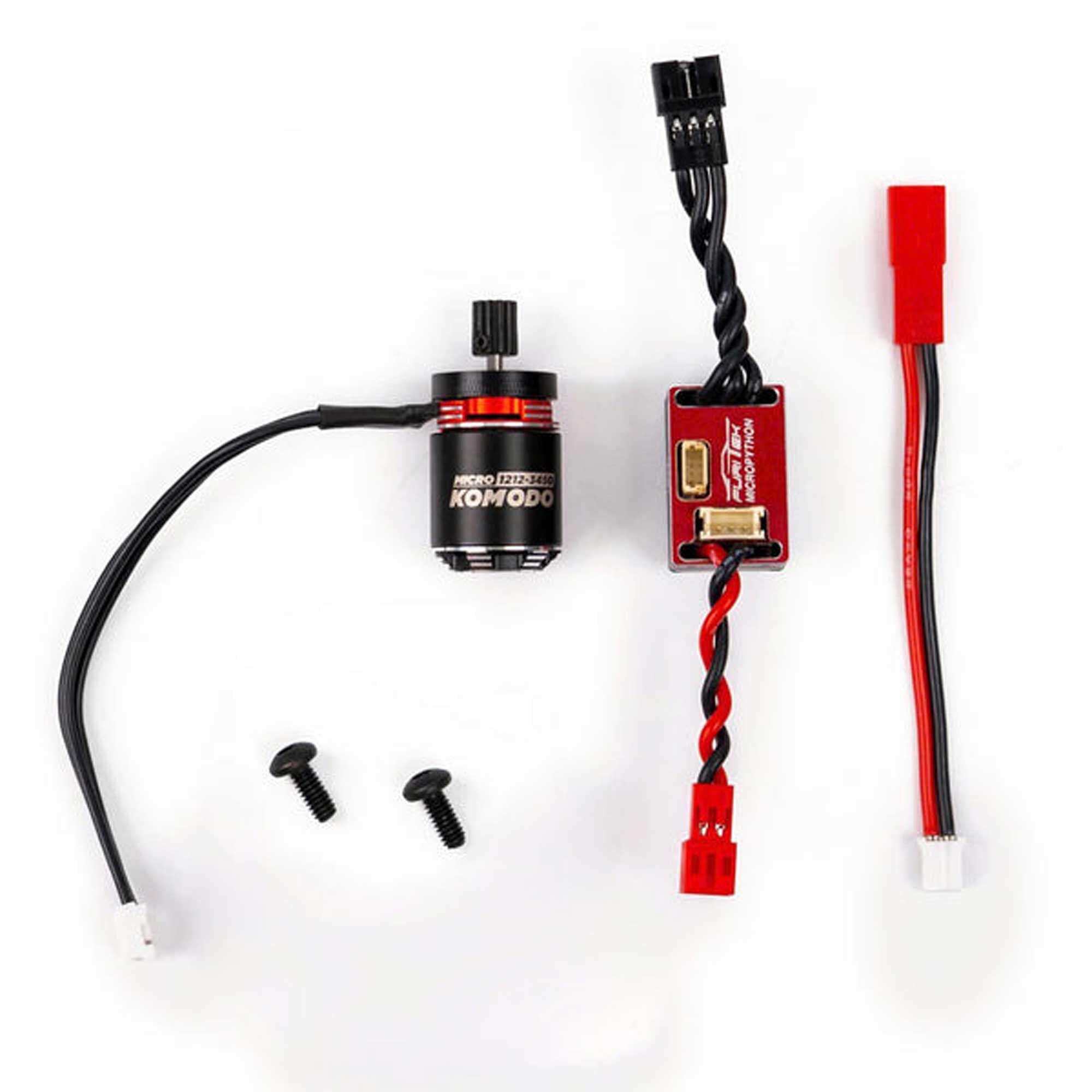Furitek MicroModo Power Combo: Micro Python Brushless ESC & Mini Komodo V2 3450KV Motor