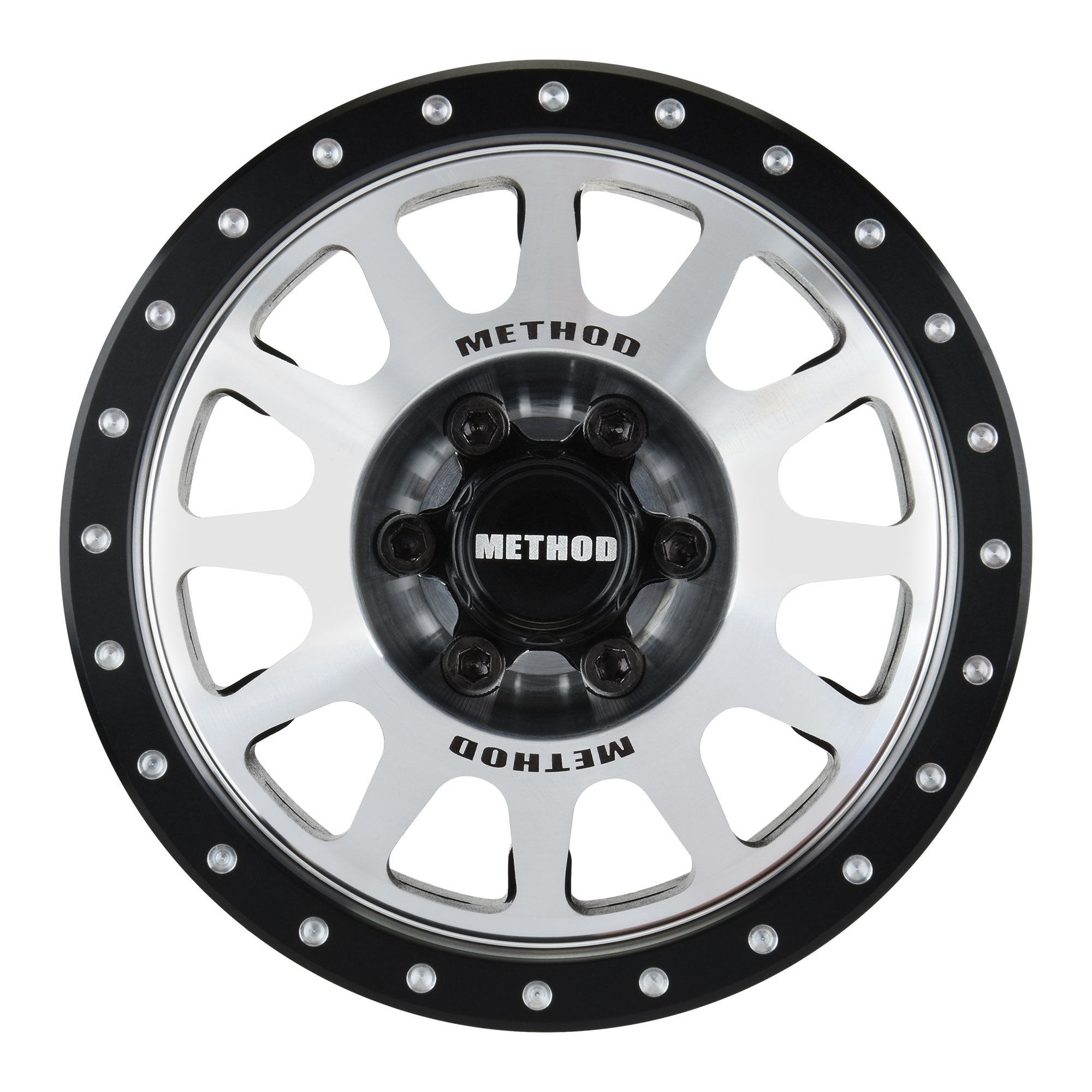 Pro-Line Racing 1/6 Method 305 Alum F/R 2.9" +2 Offset SCX6 Wheel Faces (2) Silver