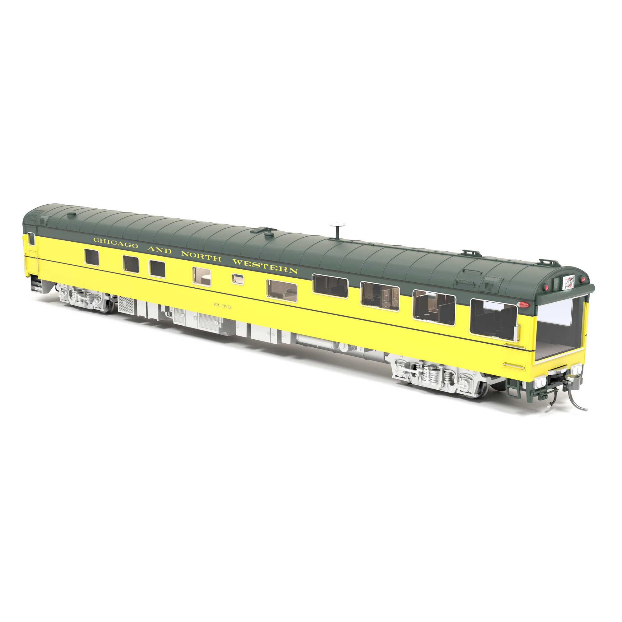 Broadway Limited Imports HO Chicago & North Western Track Inspection Car