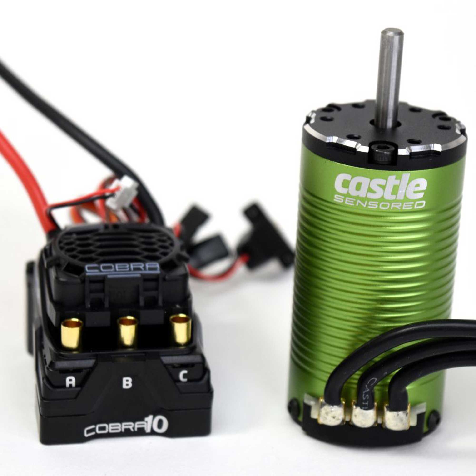 Castle Creations Cobra 10 Electronic Speed Control & 1412-3200KV Sensored Motor Combo