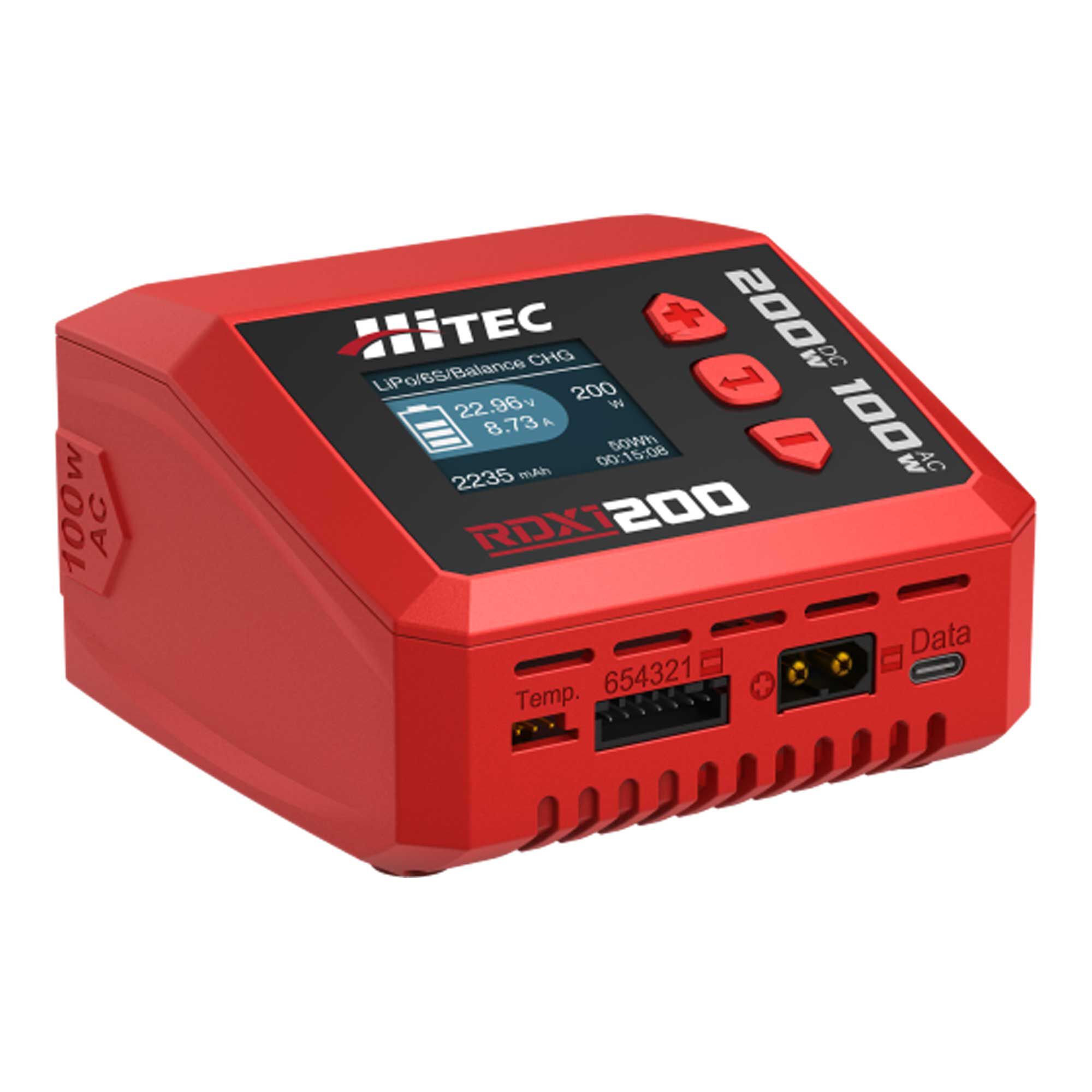 Hitec RCD Inc. RDX1 200 AC/DC Smart Balance Charger (AC) 100W / (DC) 200W