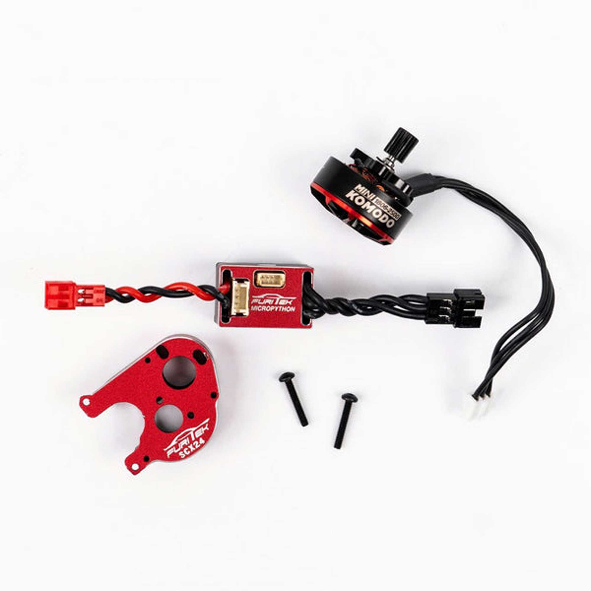 Furitek MicroSilk Power Combo: Micro Python Brushless ESC & Mini Komodo V2 2500KV Motor