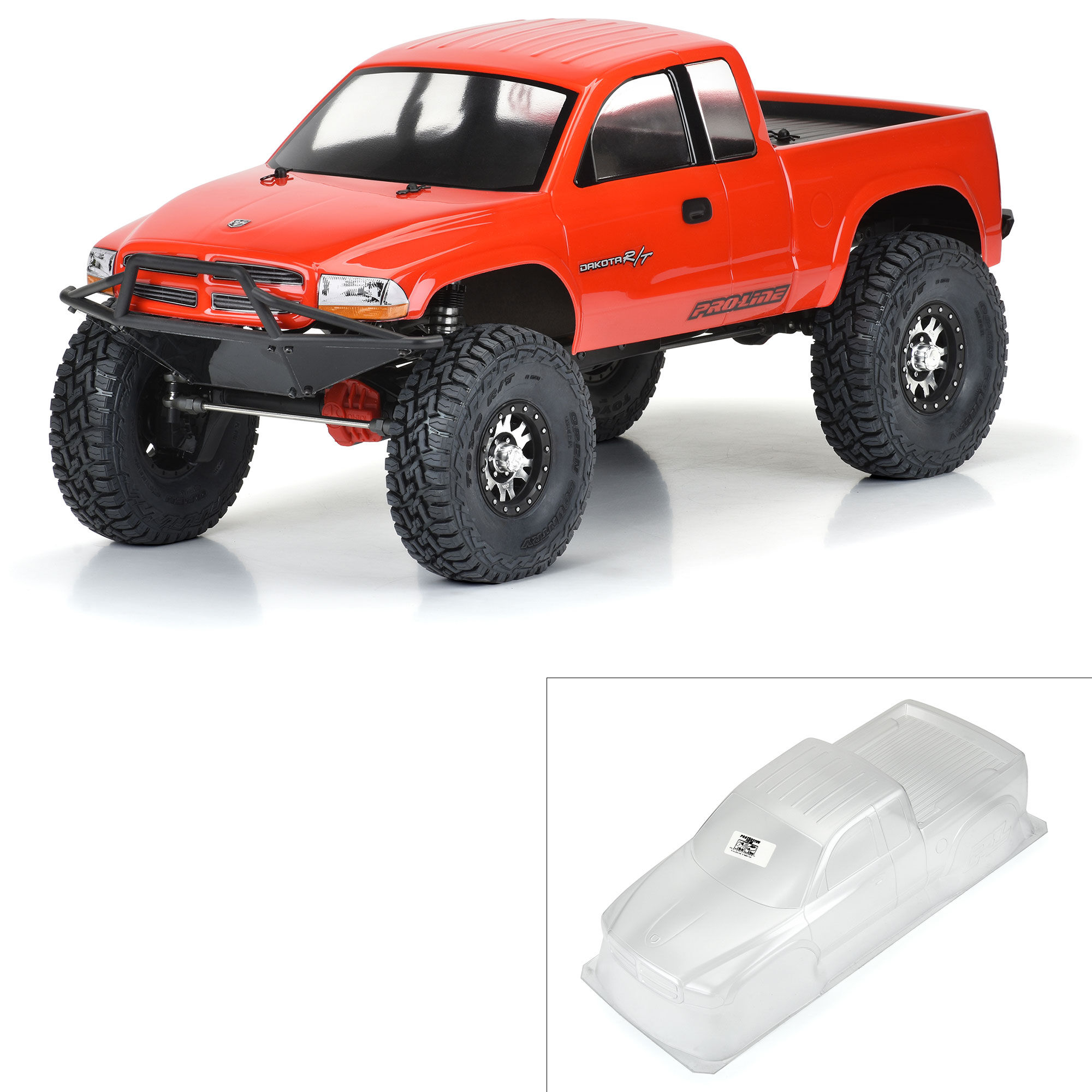 Pro-Line Racing 1/10 1997 Dodge Dakota Clear Body 12.3" (313mm) Wheelbase Crawlers