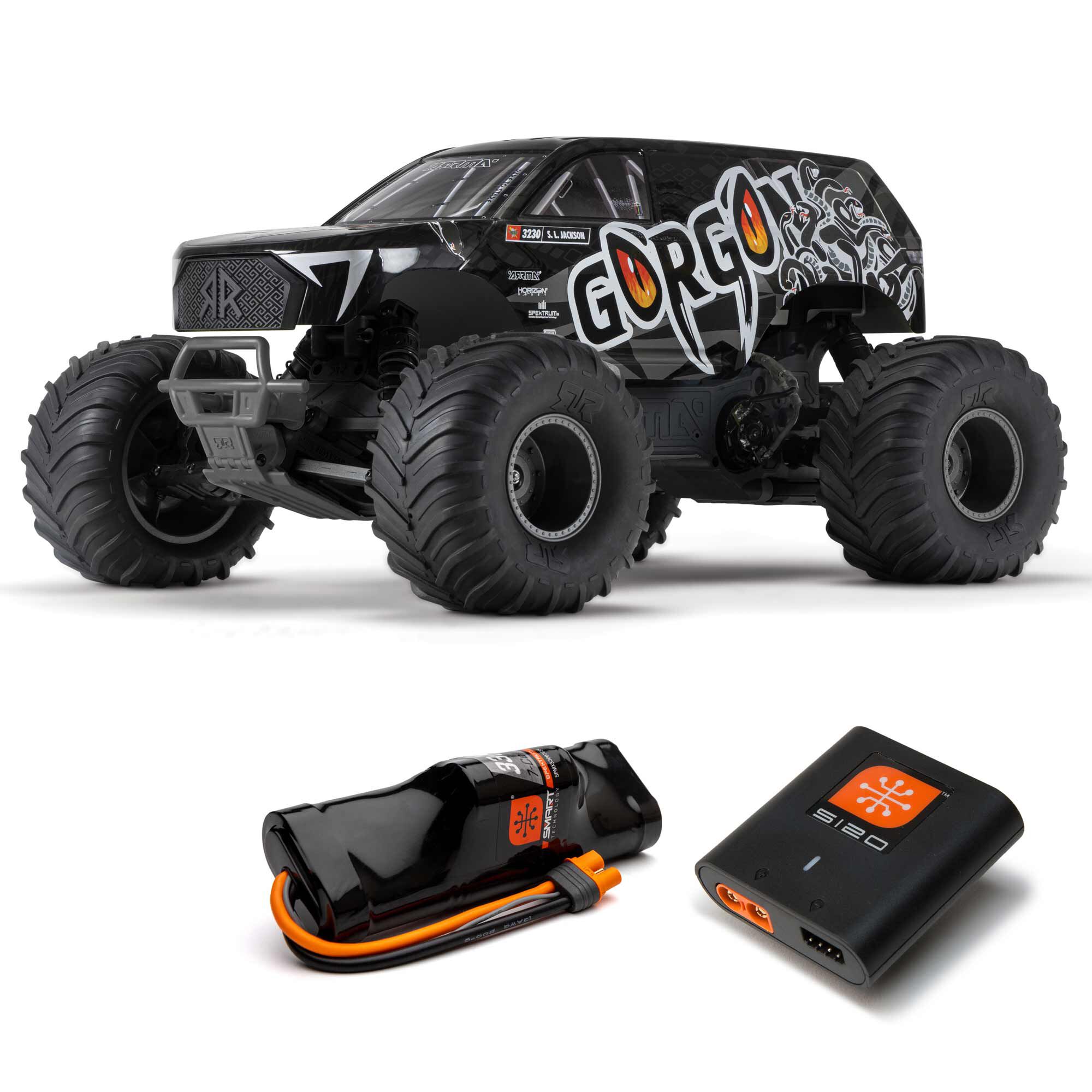 ARRMA 1/10 GORGON 2WD RTA Kit Brushed Monster Truck (Battery & Charger Included)
