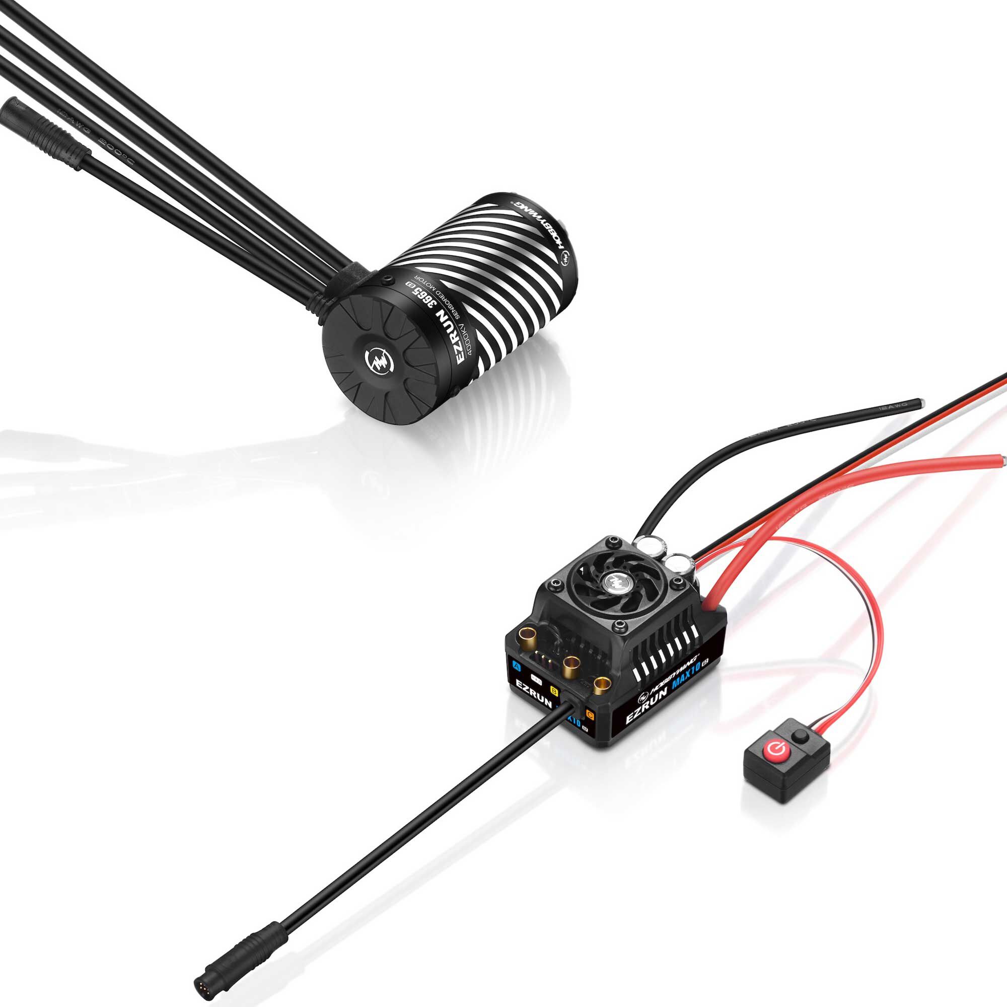 HOBBYWING EZRUN MAX10 G2 140A ESC & 3665SD G3 MOT 4000KV Brushless Combo