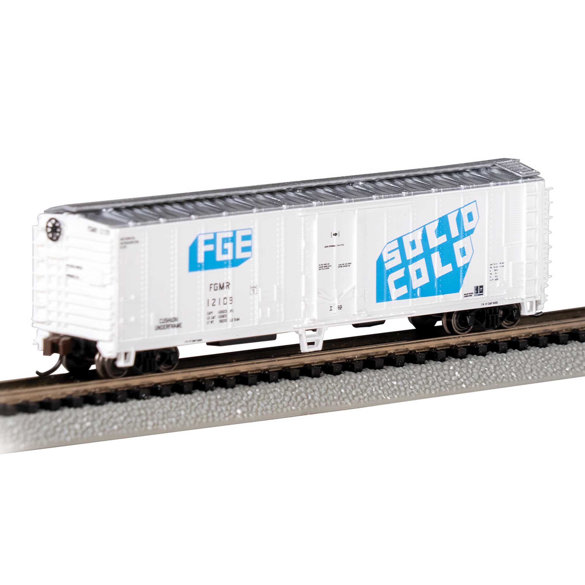 Bachmann Industries ACF 50' STEEL REEFER - FRUIT GROWERS EXPRESS #12109 (Solid Cold) - N Scale