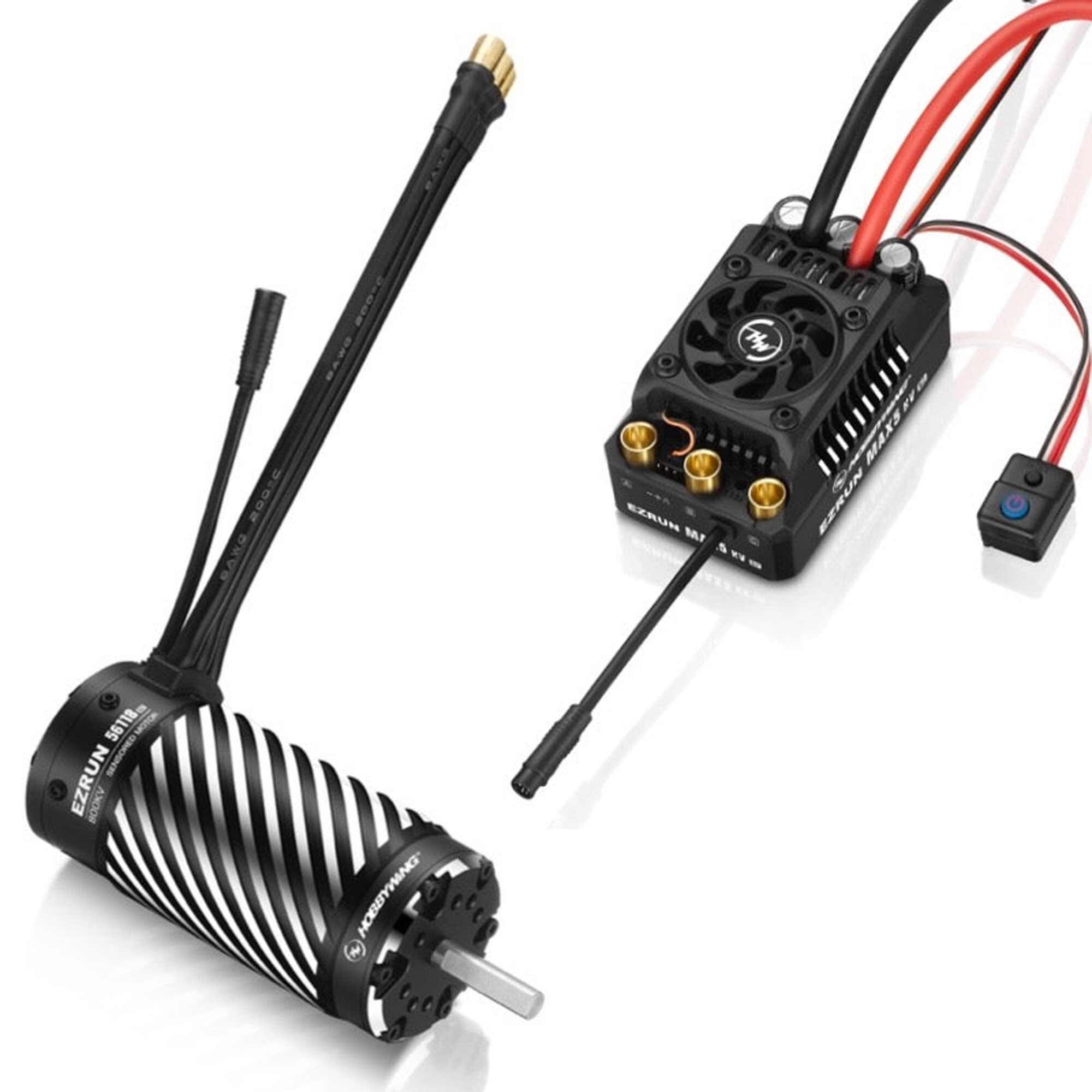 HOBBYWING EZRUN MAX5 G2 Sensored Brushless ESC / 56118SD G2 650KV Motor Combo