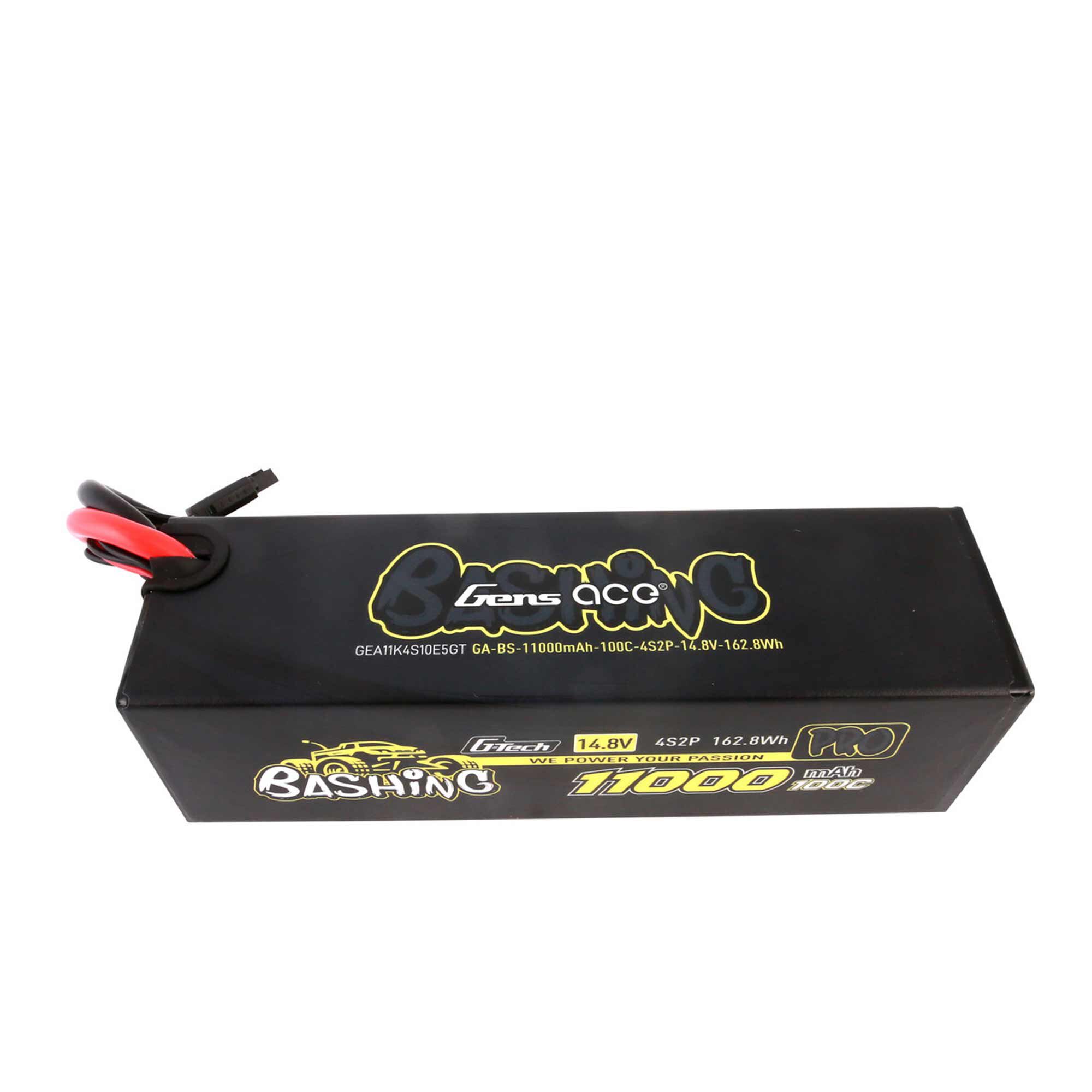 Gens ace 14.8V 11000mAh 4S 100C G-Tech Smart Bashing Pro Hardcase LiHV Battery: EC5