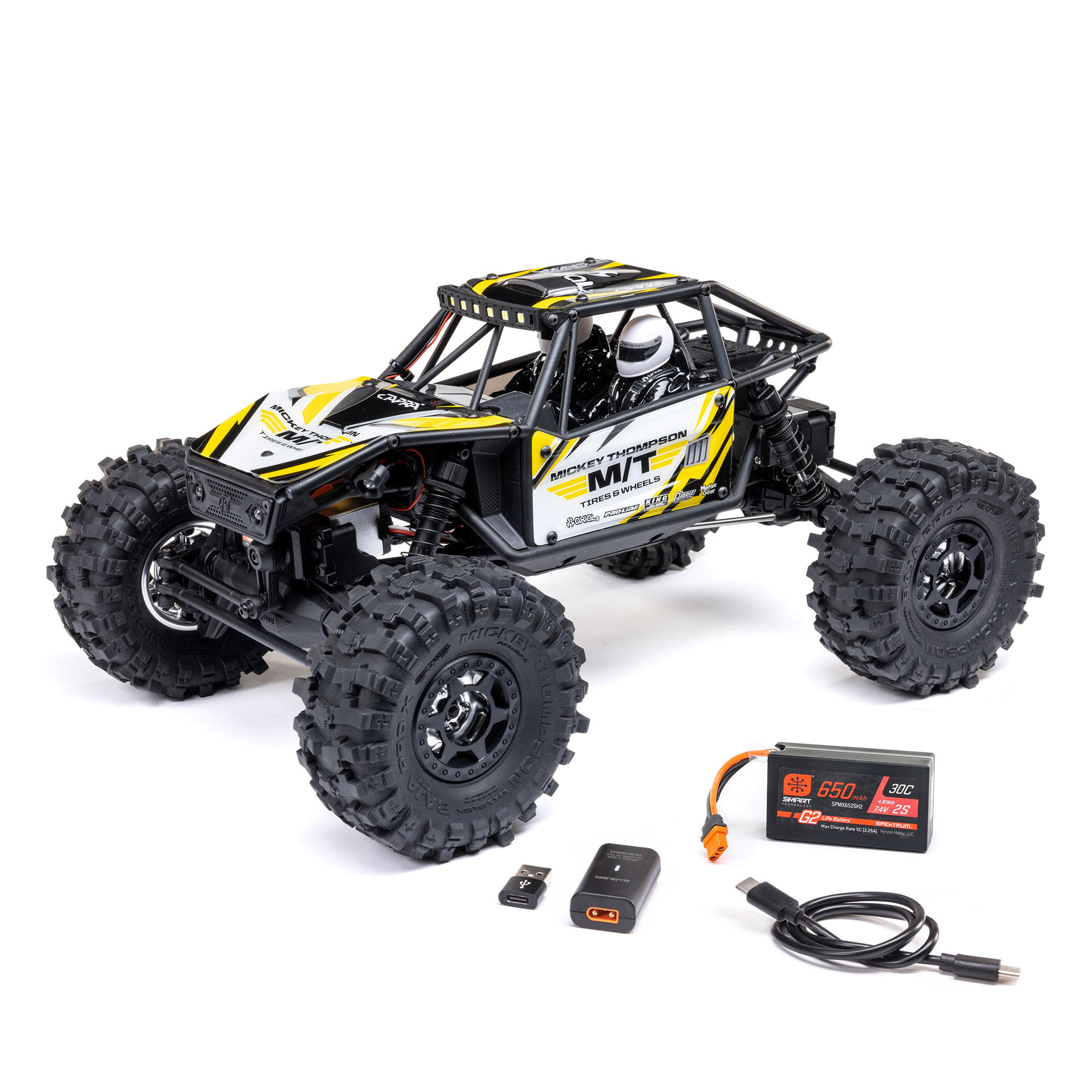 Axial 1/18 UTB18 Capra 4WS 4X4 RTR Brushed Rock Crawler (Battery & Charger Included)