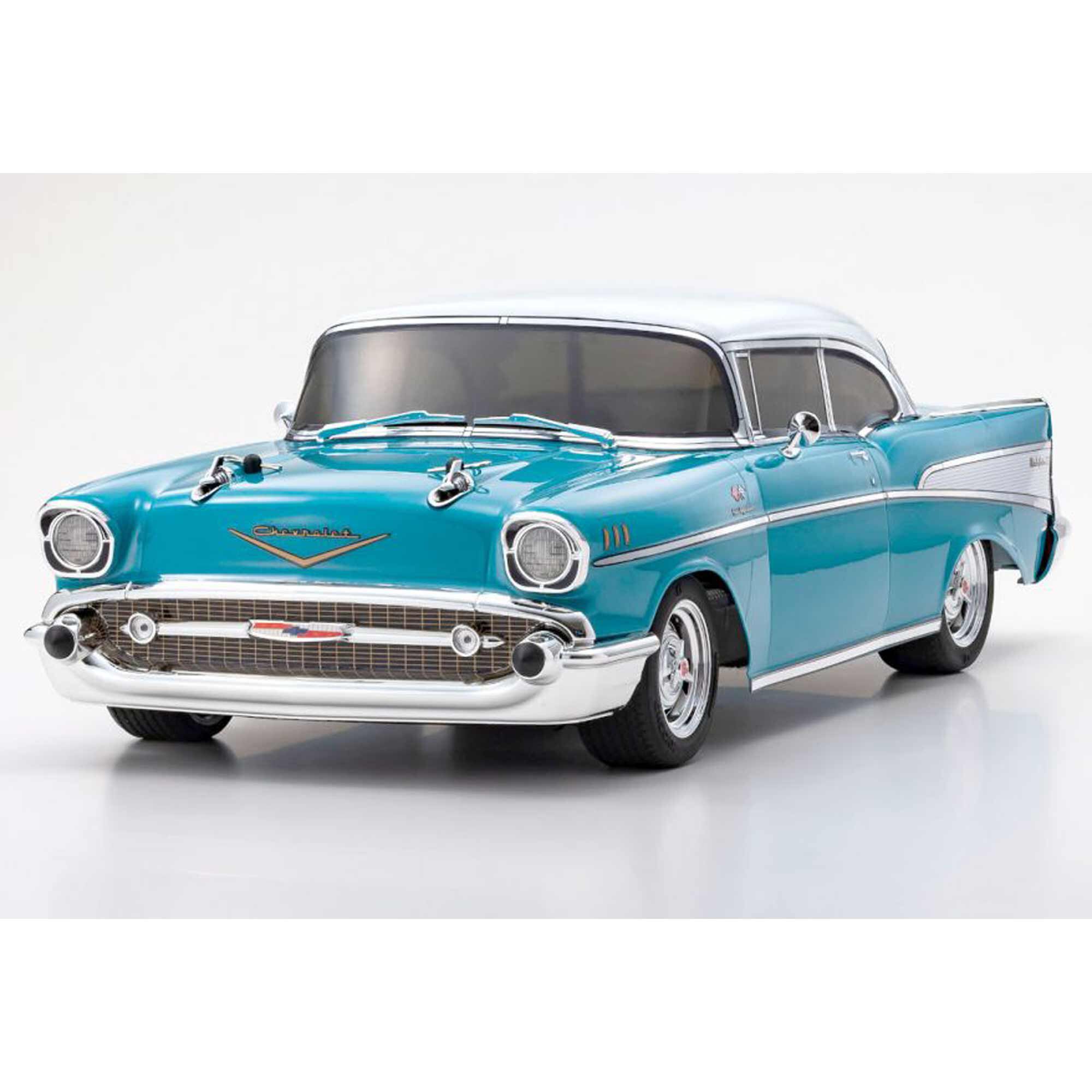 Kyosho 1/10 1957 Chevy Bel Air Coupe Fazer Mk2 FZ02L Brushed 4x4 On-Road Touring RTR