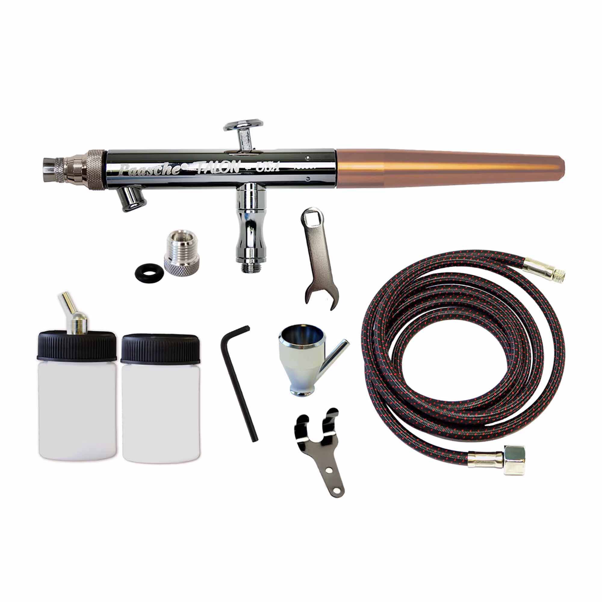 Paasche Airbrush Company Siphon Feed Airbrush Set with .66mm head & Adapter