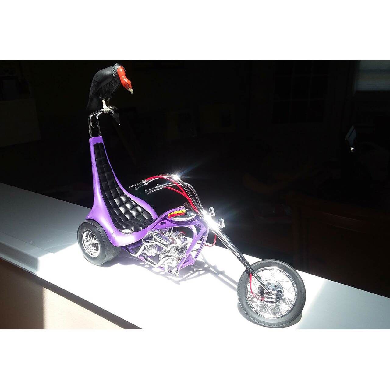 ATLANTIS TOY & HOBBY INC. 1/8 Tom Daniel King Chopper II Plastic Model Trike