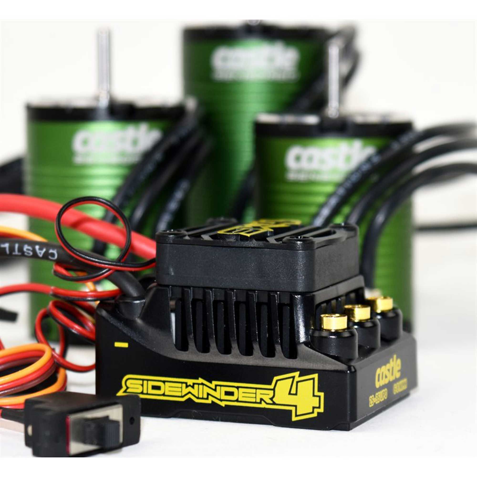 Castle Creations Sidewinder 4 Brushless ESC / 1406-4600Kv Motor Combo