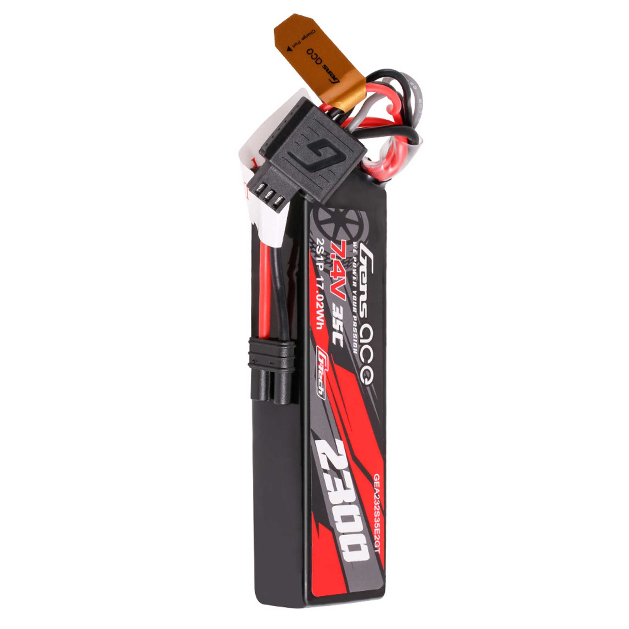 Gens ace Gens ace 2300mAh 2S 35C 7.4V G-Tech Lipo Battery Pack with EC2 Plug
