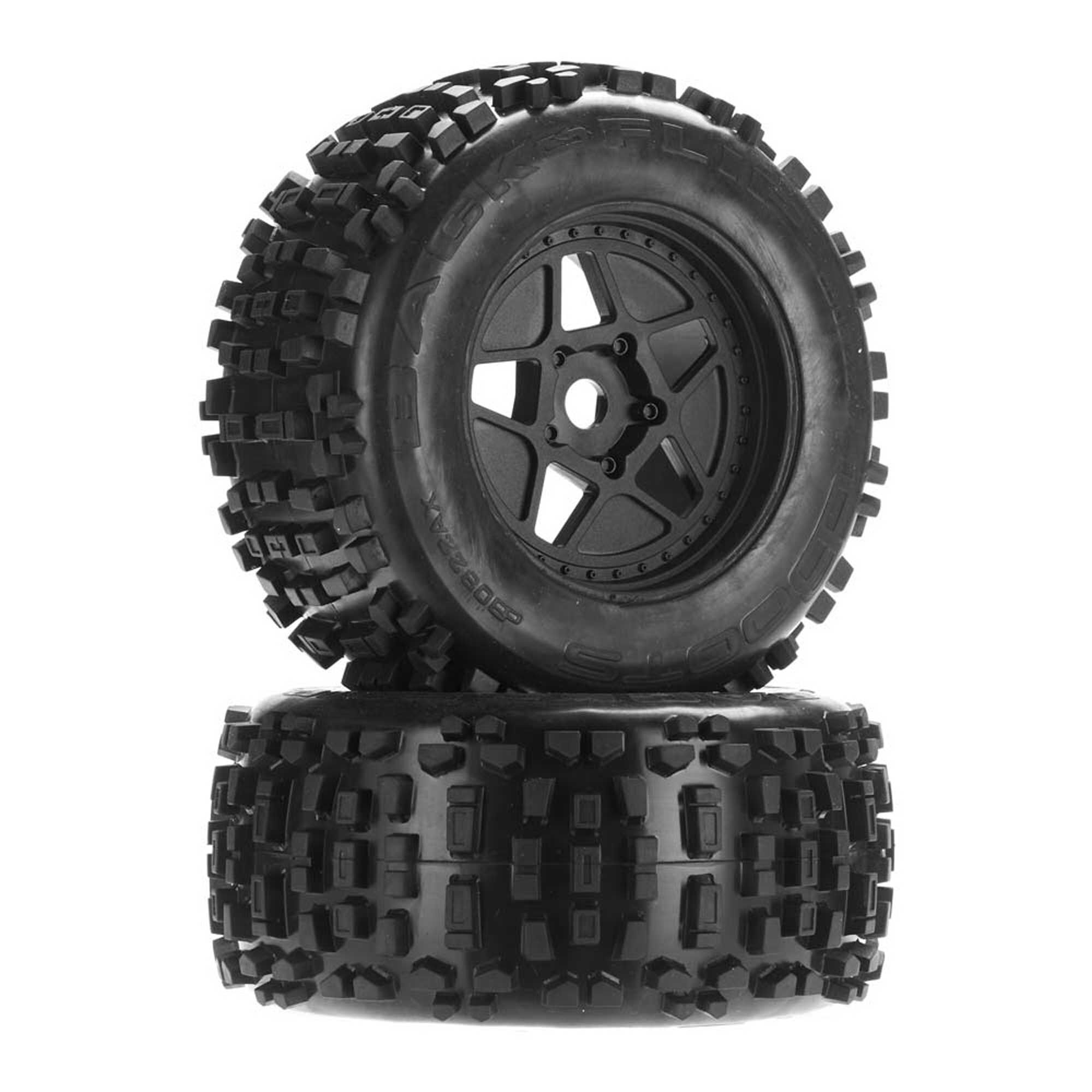 ARRMA 1/8 dBoots Backflip Monster Truck 6S Front/Rear 3.8 Pre-Mounted Tires