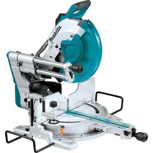 Makita 12 Inch Dual-Bevel Sliding Compound Miter Saw with Laser Factory Serviced