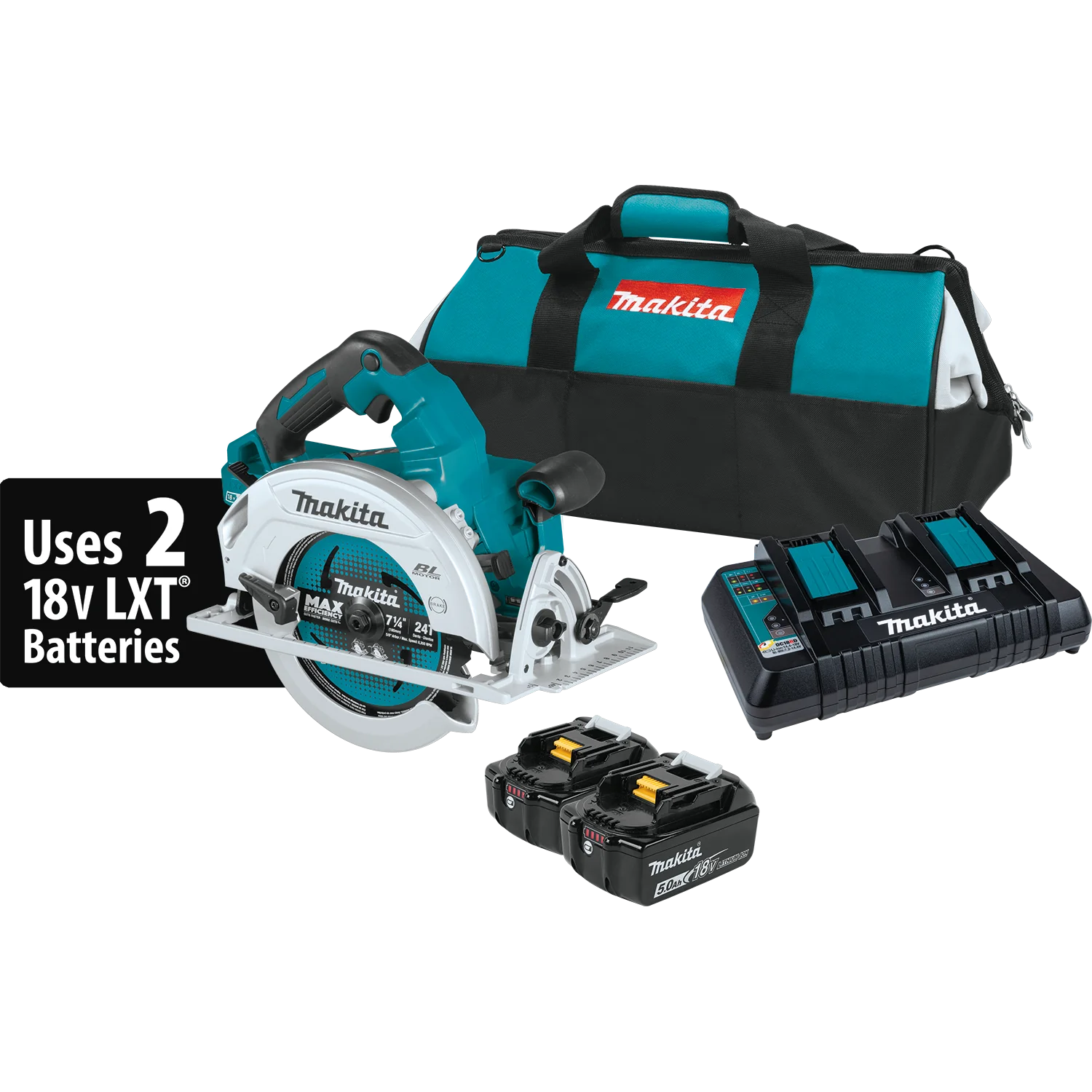 Makita 36 Volt LXT Brusless7 1/4 Inch Circular Saw Kit Factory Serviced