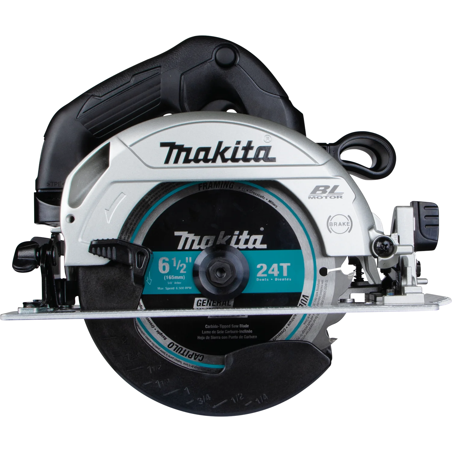 Makita Circular Saw 6 1/2 Inch 18 Volt Tool Only Factory Serviced