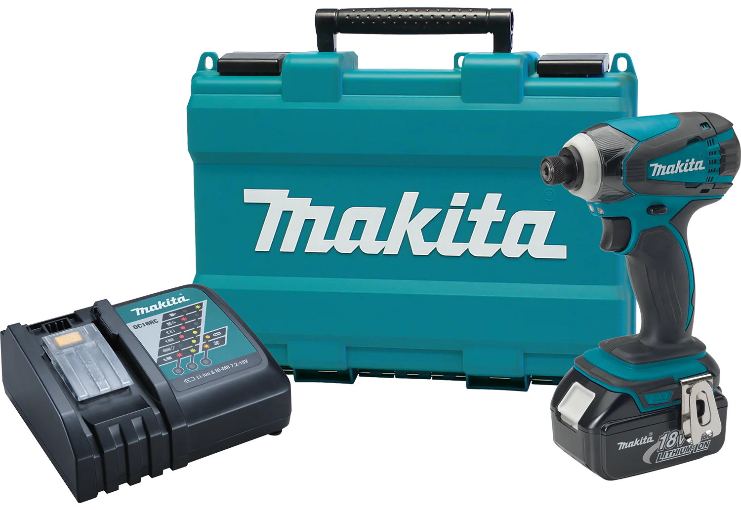 Makita 18V LXT Lithium Ion Cordless Impact Driver Kit Factory Serviced