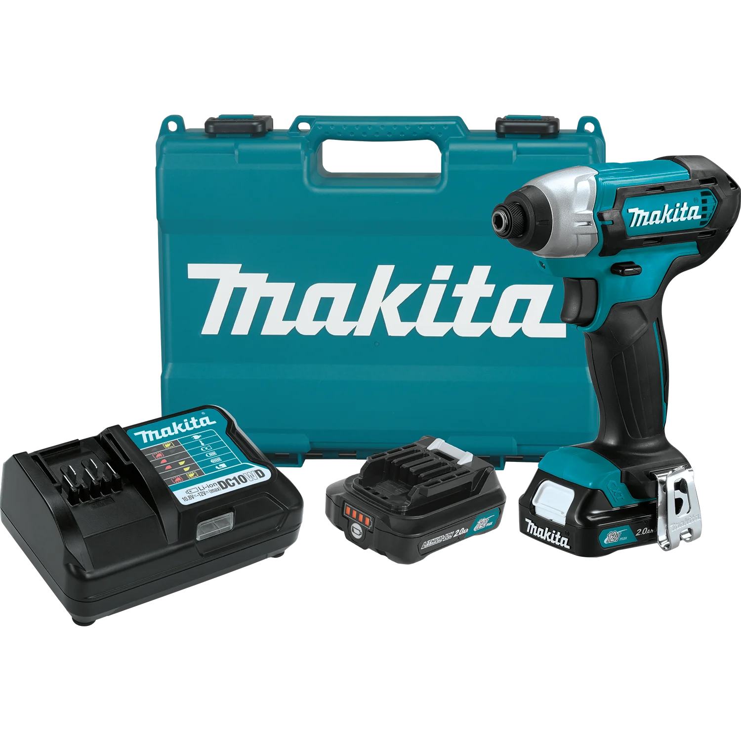 Makita 12 Volt CXT Cordless Impact Driver Kit (2.0Ah) Factory Serviced