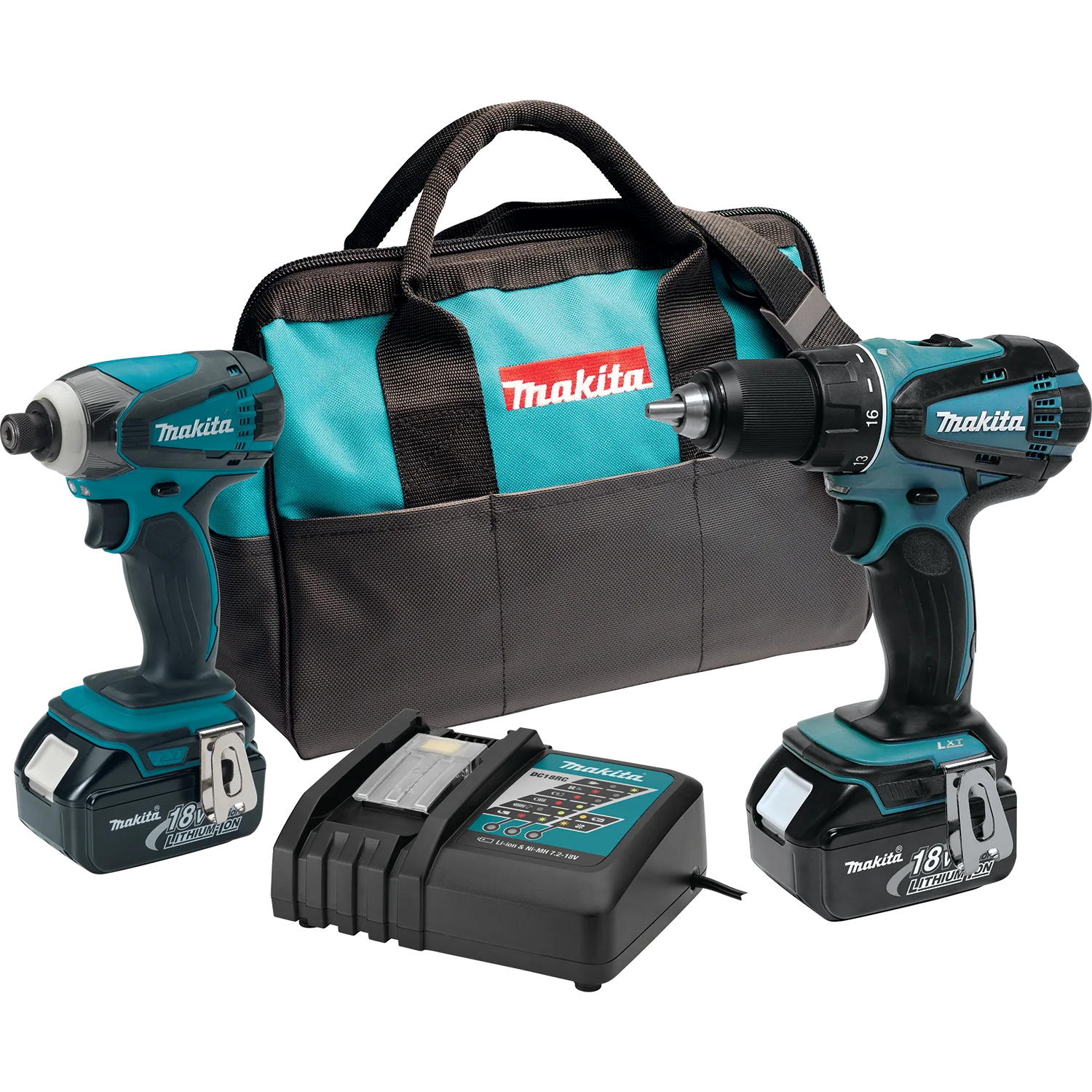 Makita 18 Volt LXT Lithium Ion Cordless 2 PC Combo Kit