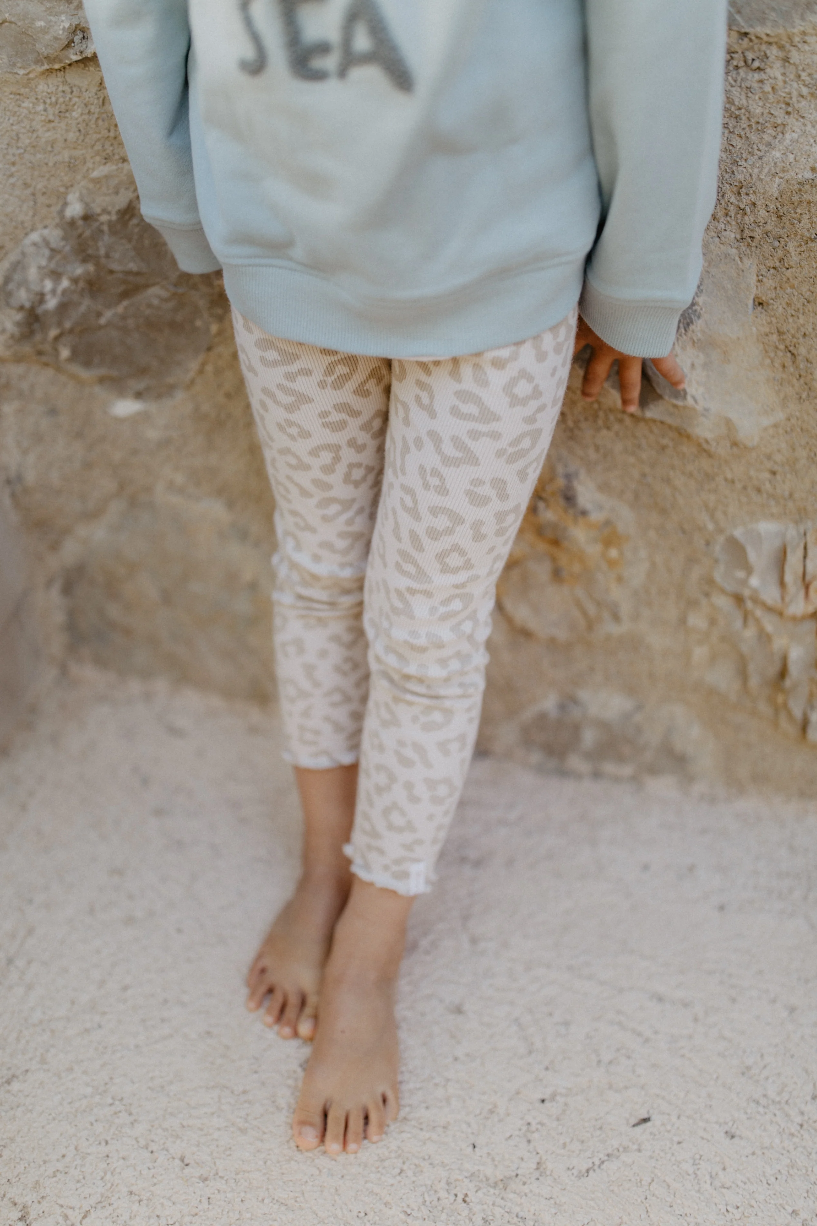 Leggings Leo mit Schleife