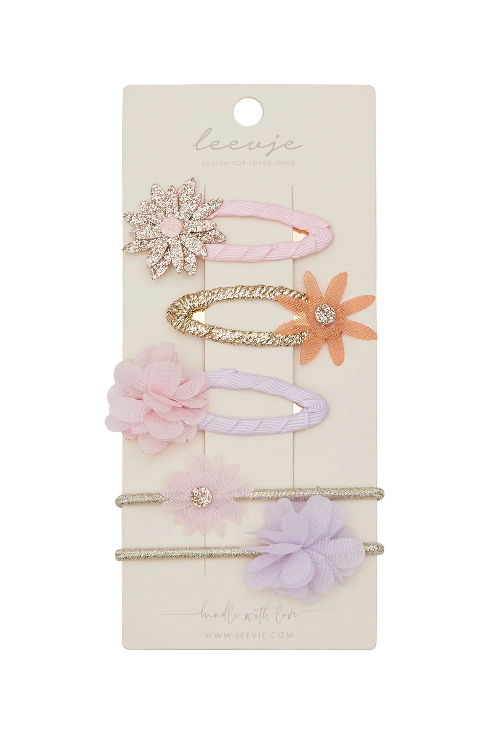 Haarspangen 'flower power mix'