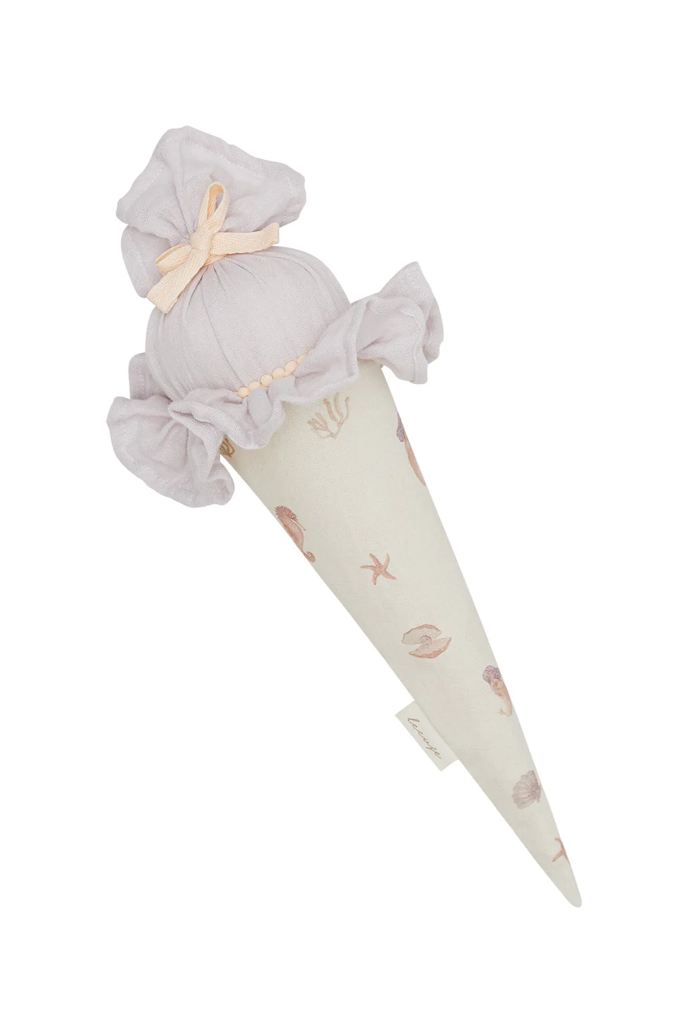 Schultüte klein 'mermaid' mit Pappkegel und Füllkissen