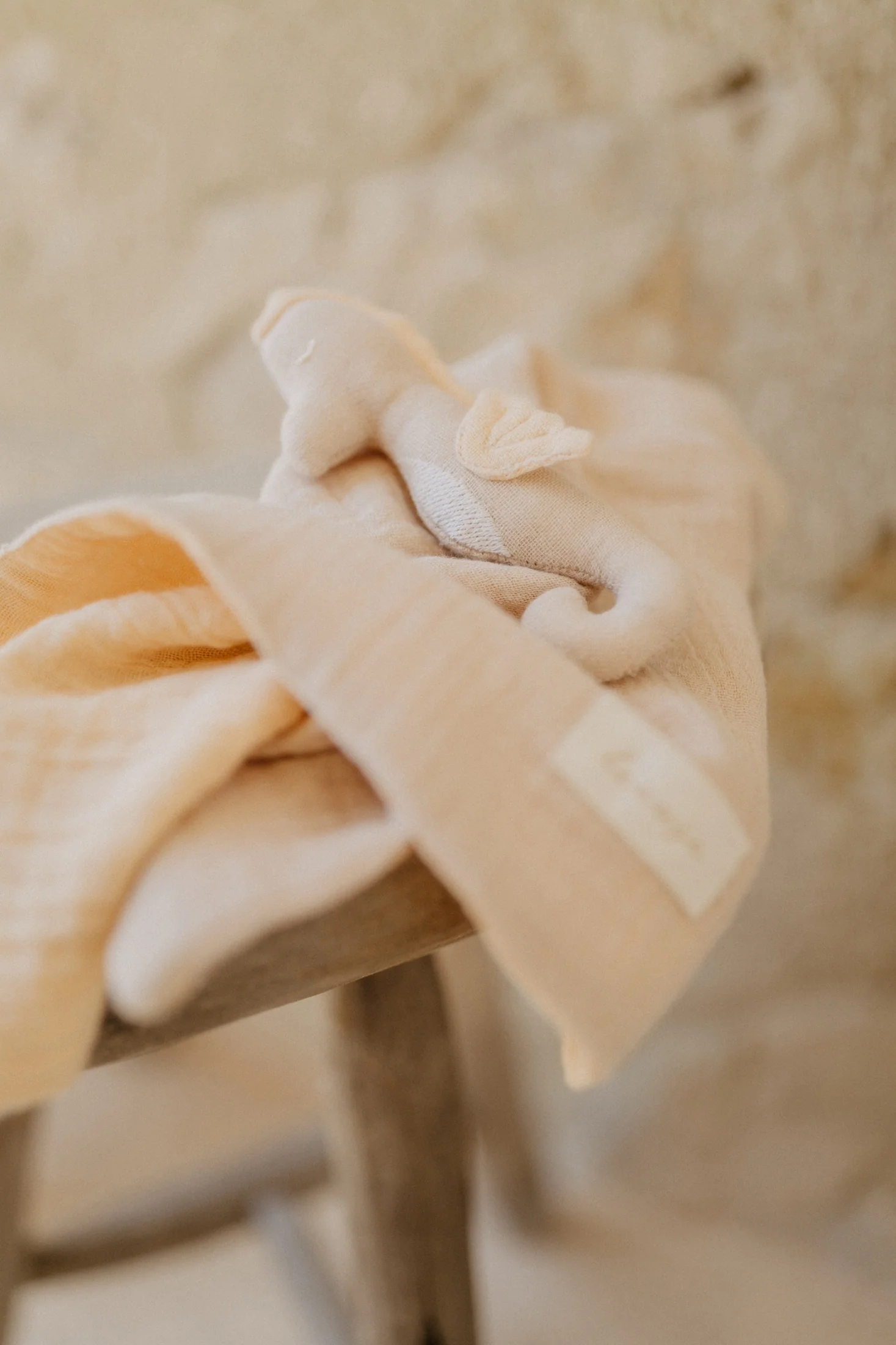 Baby Kuscheltuch aus Musselin 'seahorse'