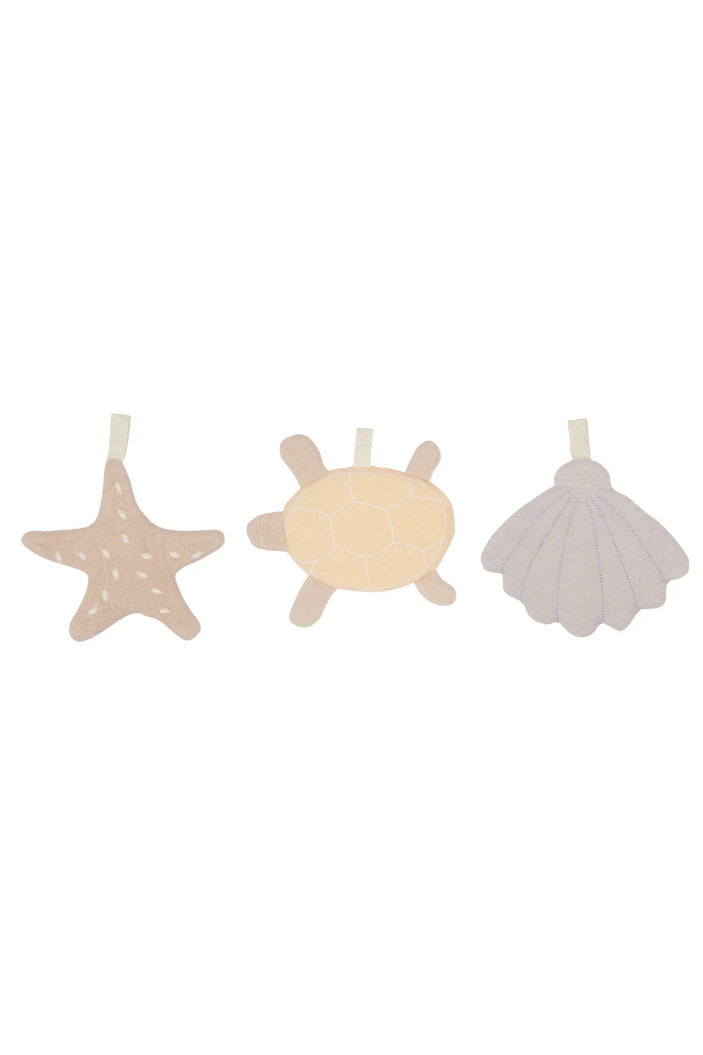 Girlande Anhänger Set 'seashell, turtle & starfish'