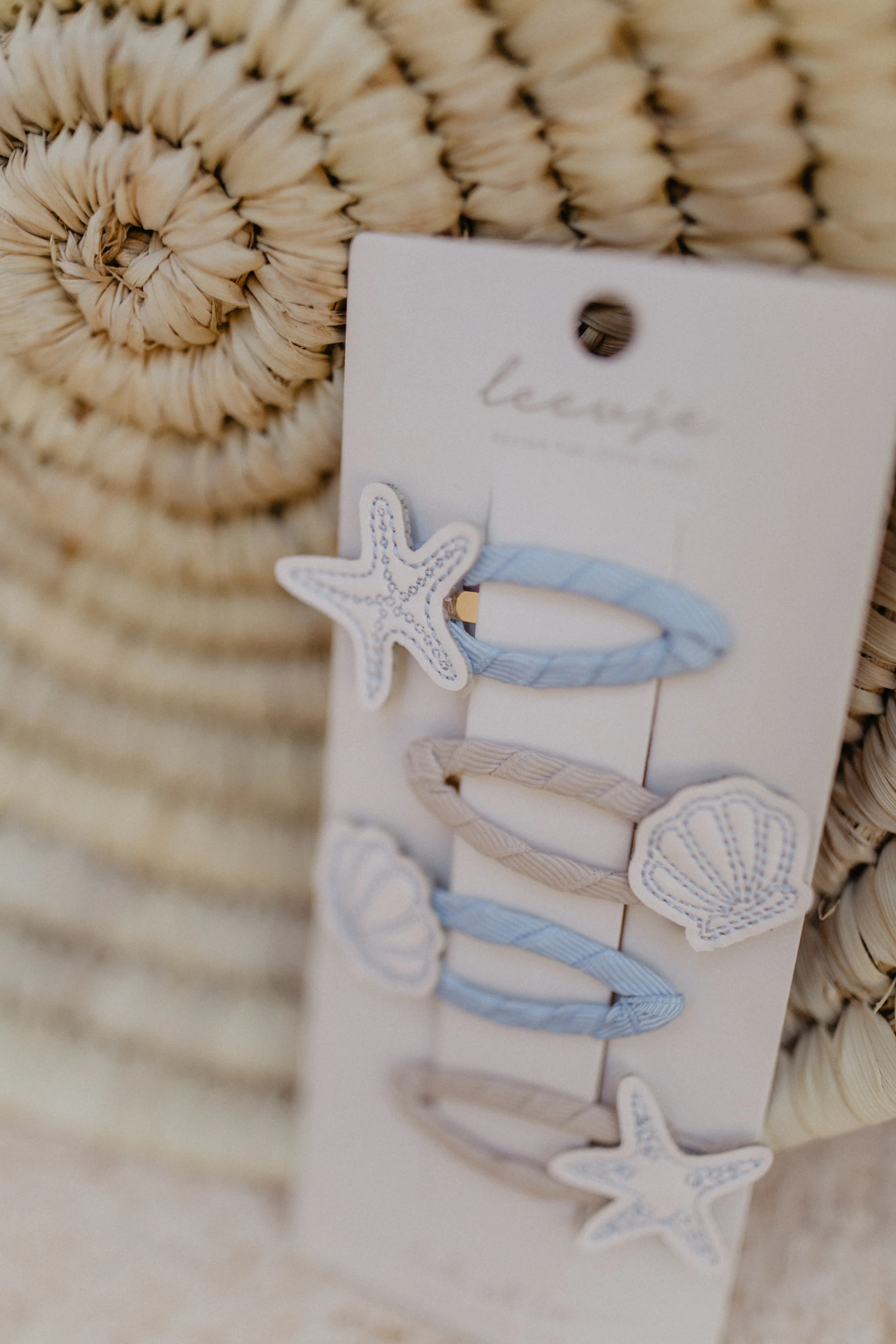 Haarspangen 'blue beach clips'