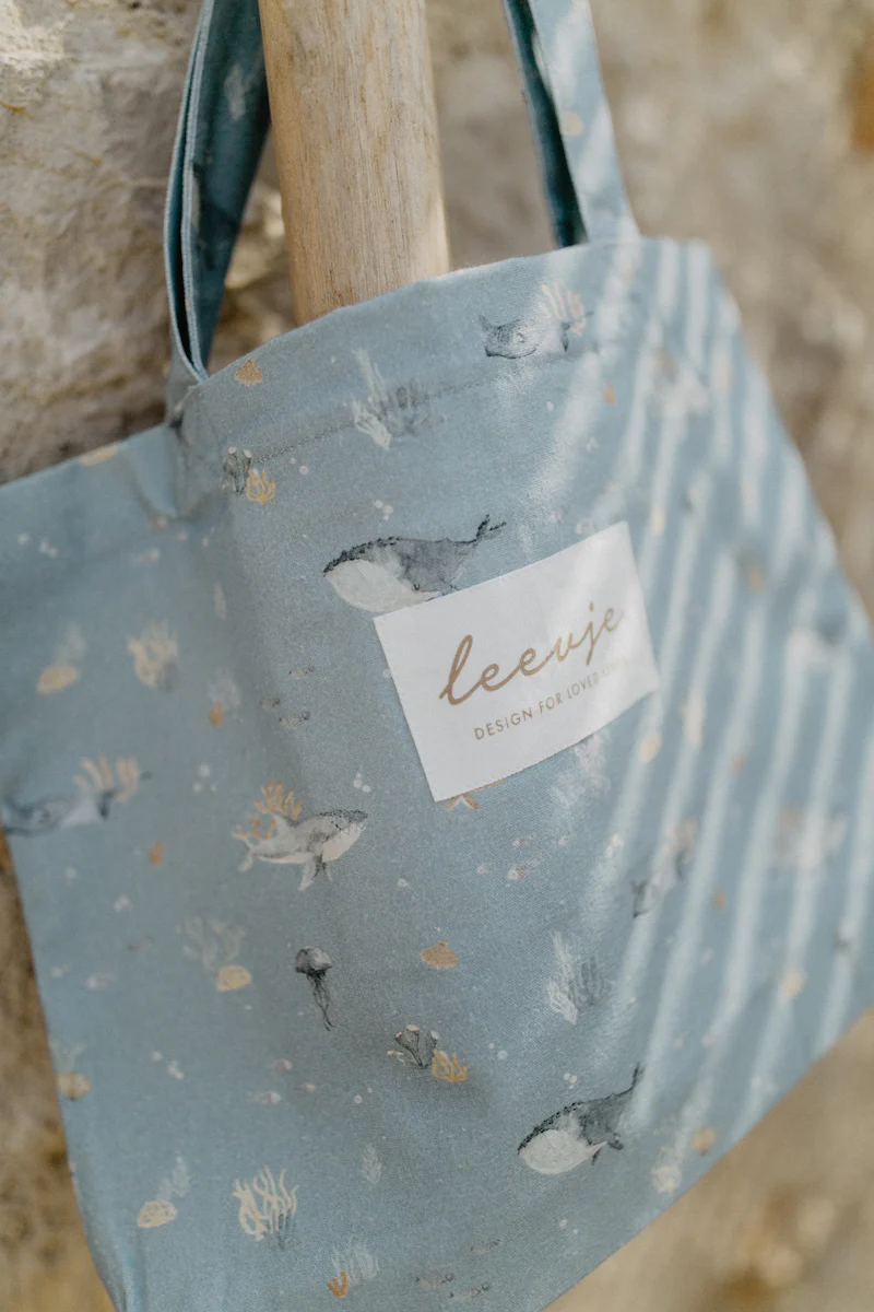 Stoffbeutel 'underwater blue' klein