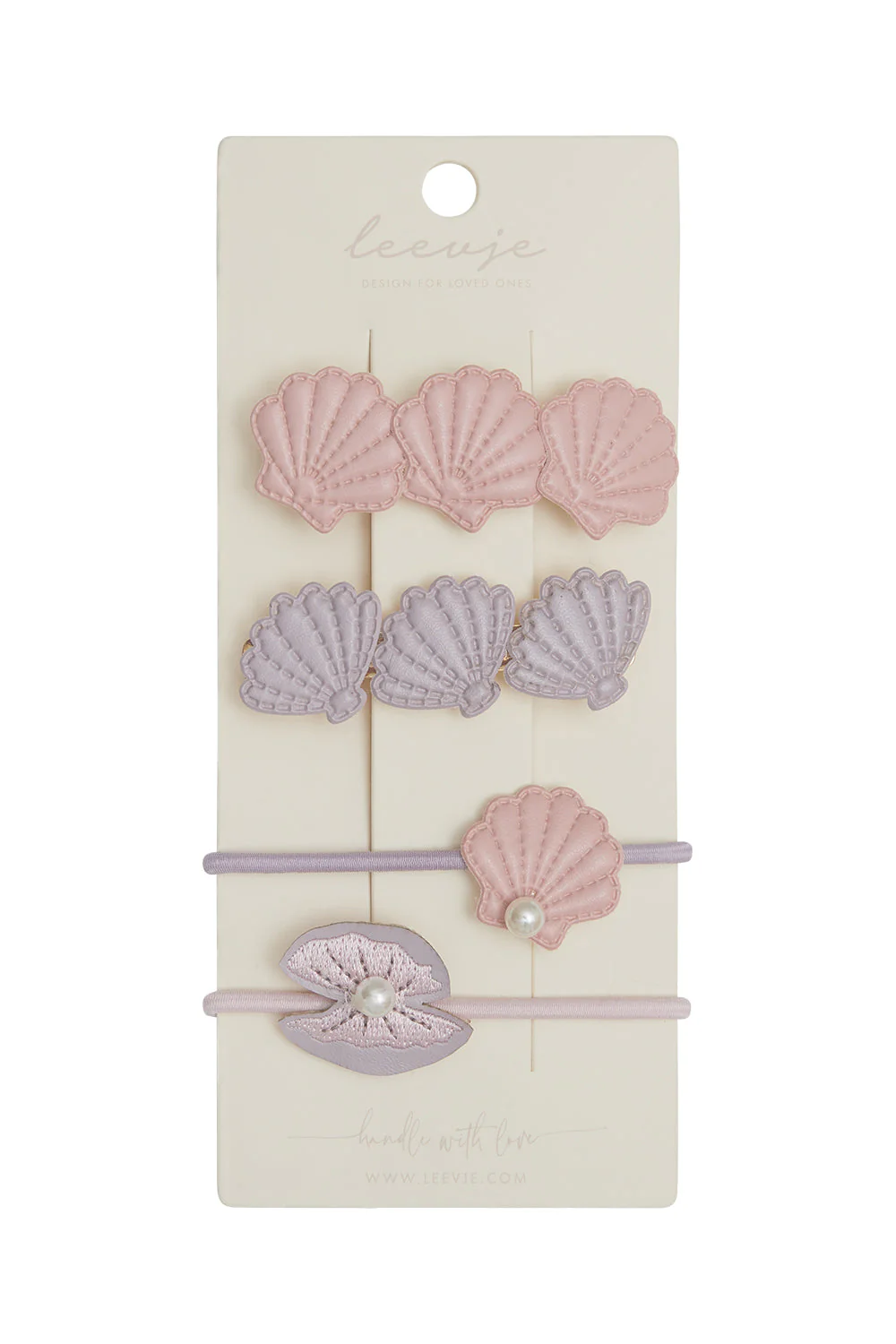Haarspangen 'french hairclips seashell mix'