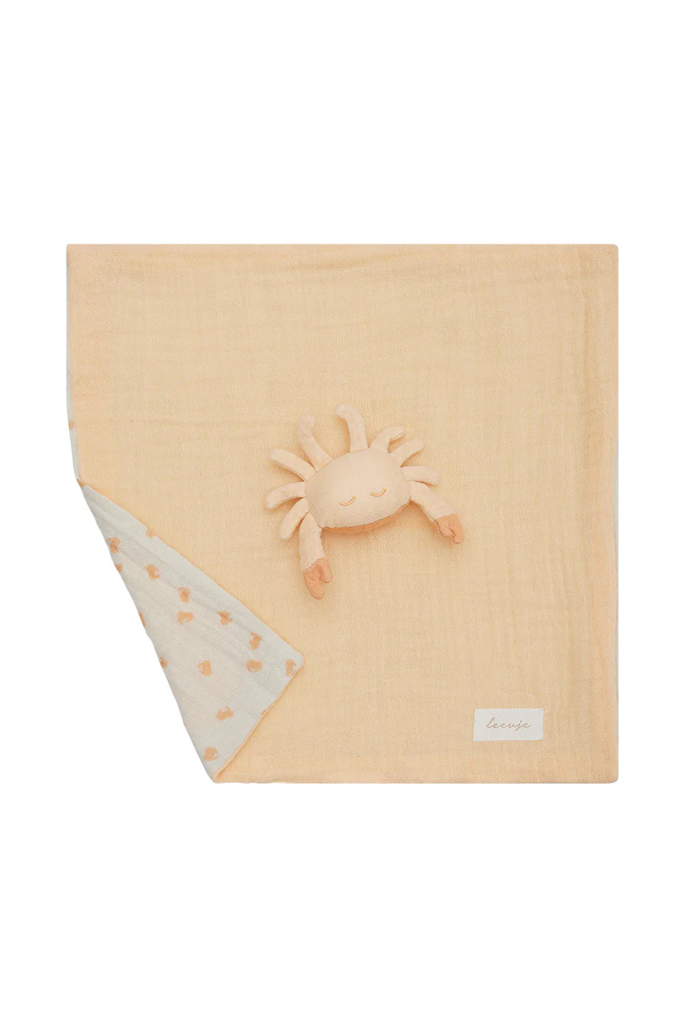 Baby Kuscheltuch aus Musselin 'crab'