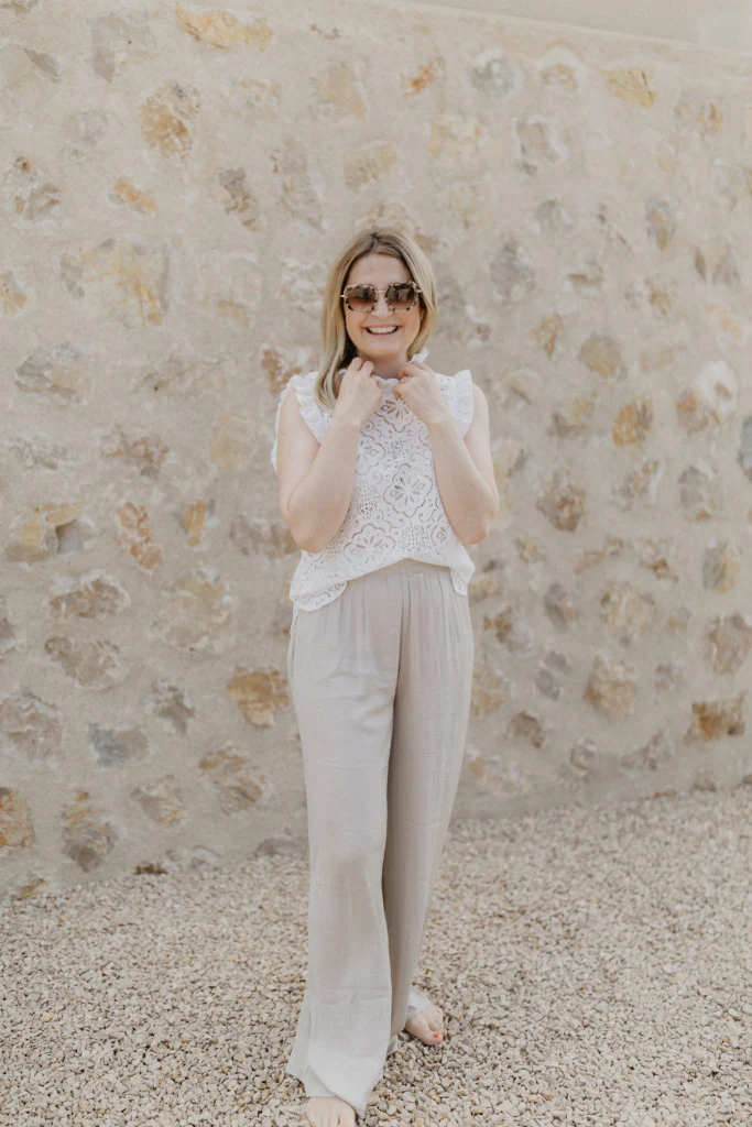 leevje by AM Spitzentop Daisy 'white'