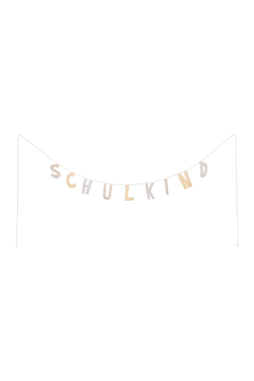 Girlande 'Schulkind' in lavender